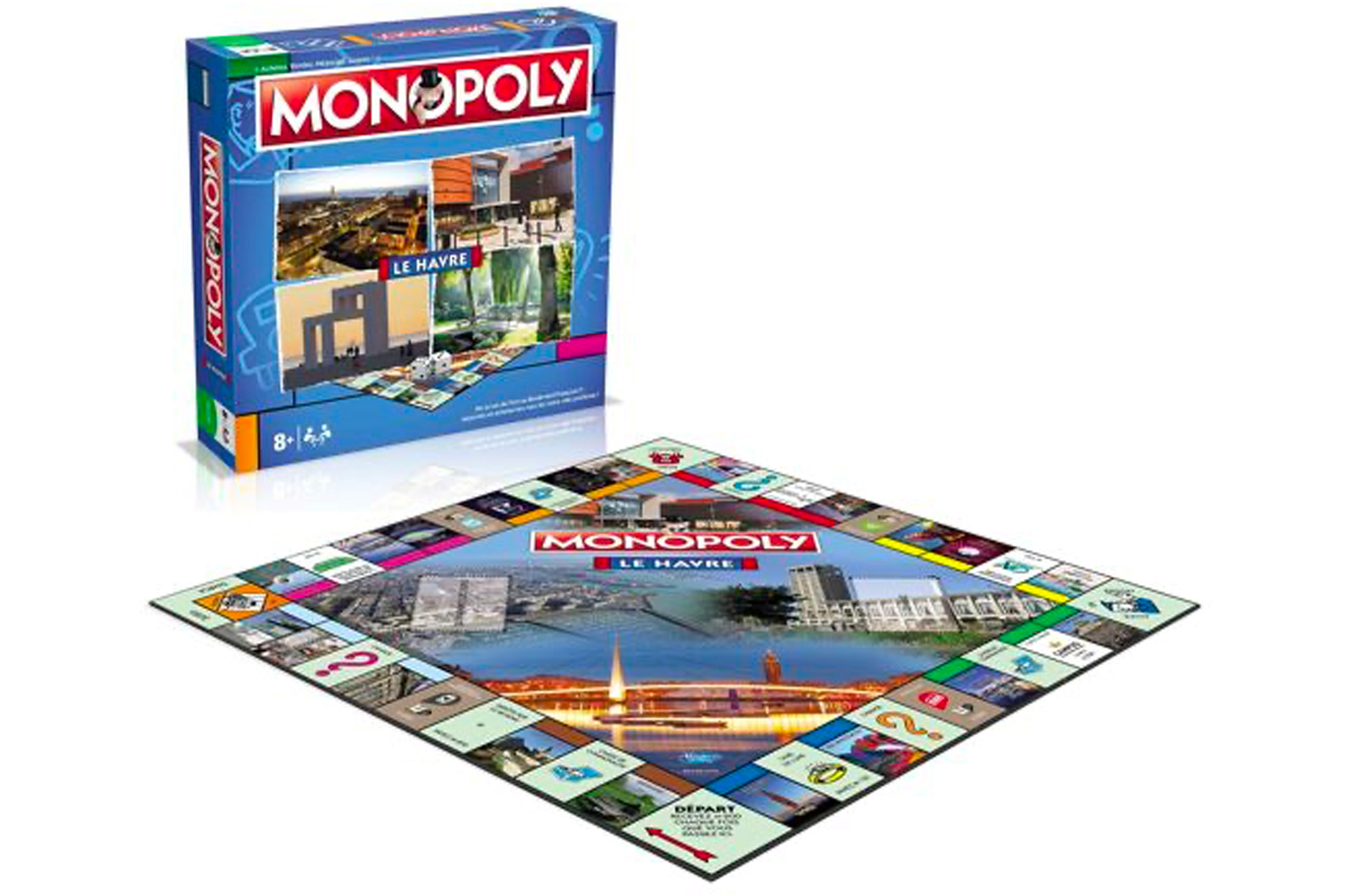 Monopoly Le Havre — Jeu de société — Dès 8 ans — Winning Moves