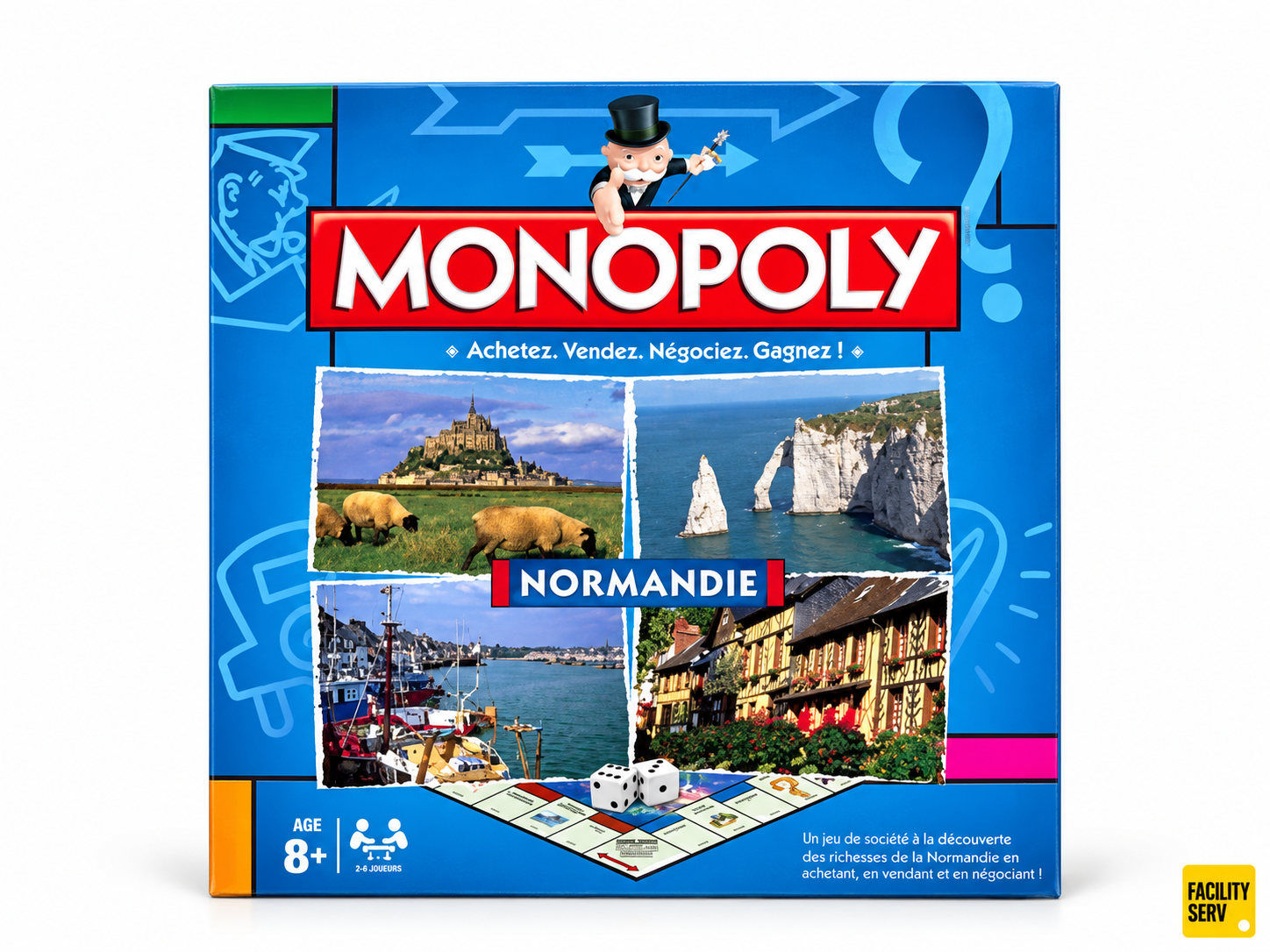 Monopoly Normandie — Jeu de société — Dès 8 ans — Winning Moves