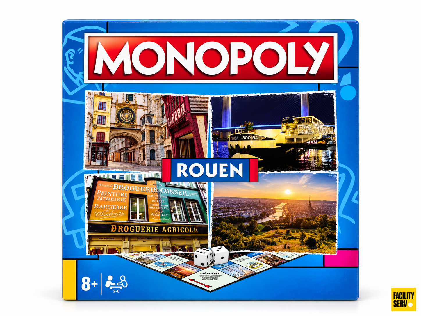 Monopoly Rouen — Jeu de société — Dès 8 ans — Winning Moves