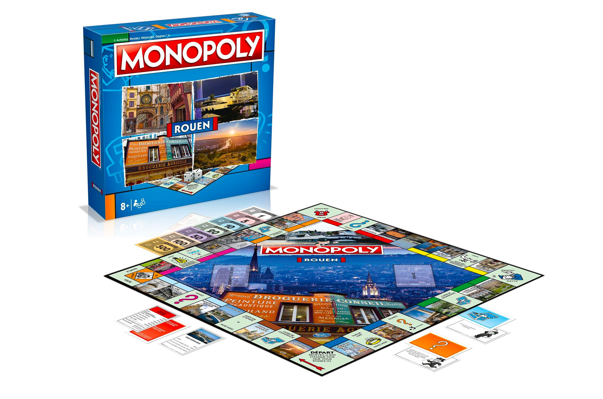 Monopoly Rouen — Jeu de société — Dès 8 ans — Winning Moves