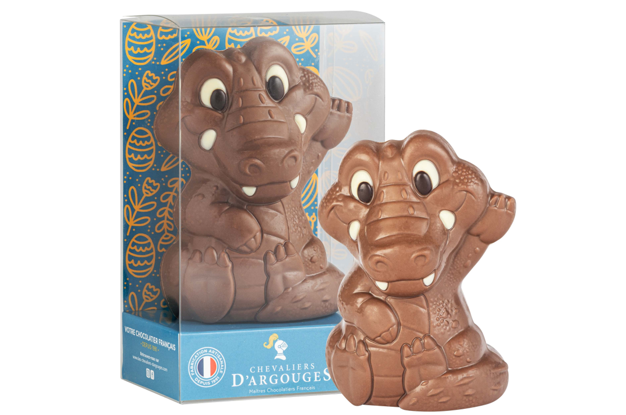 MOULAGE CROCODILE CHOCOLAT LAIT 33% DE CACAO 100G