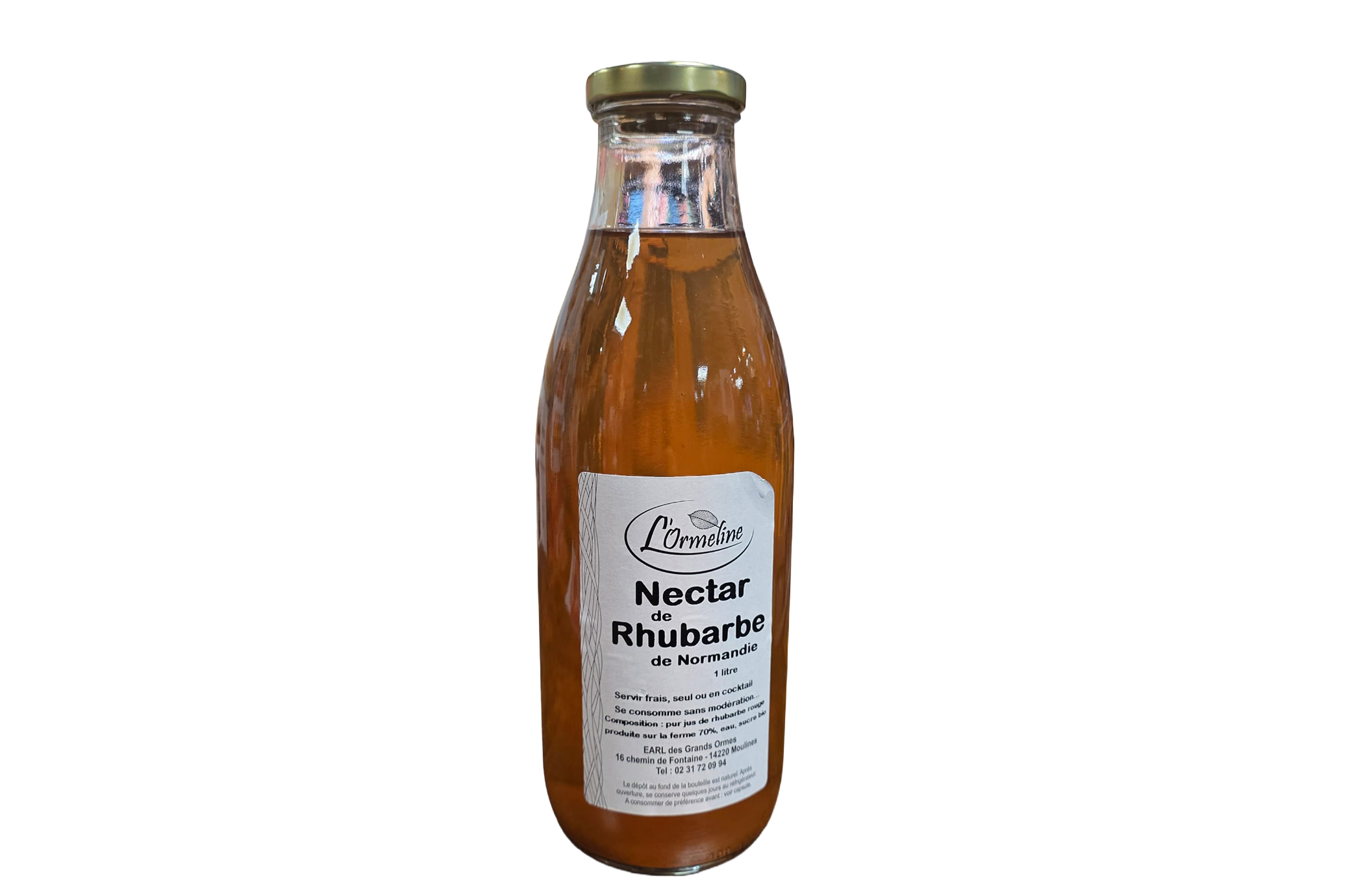 Nectar de Rhubarbe 1l – L’Ormeline