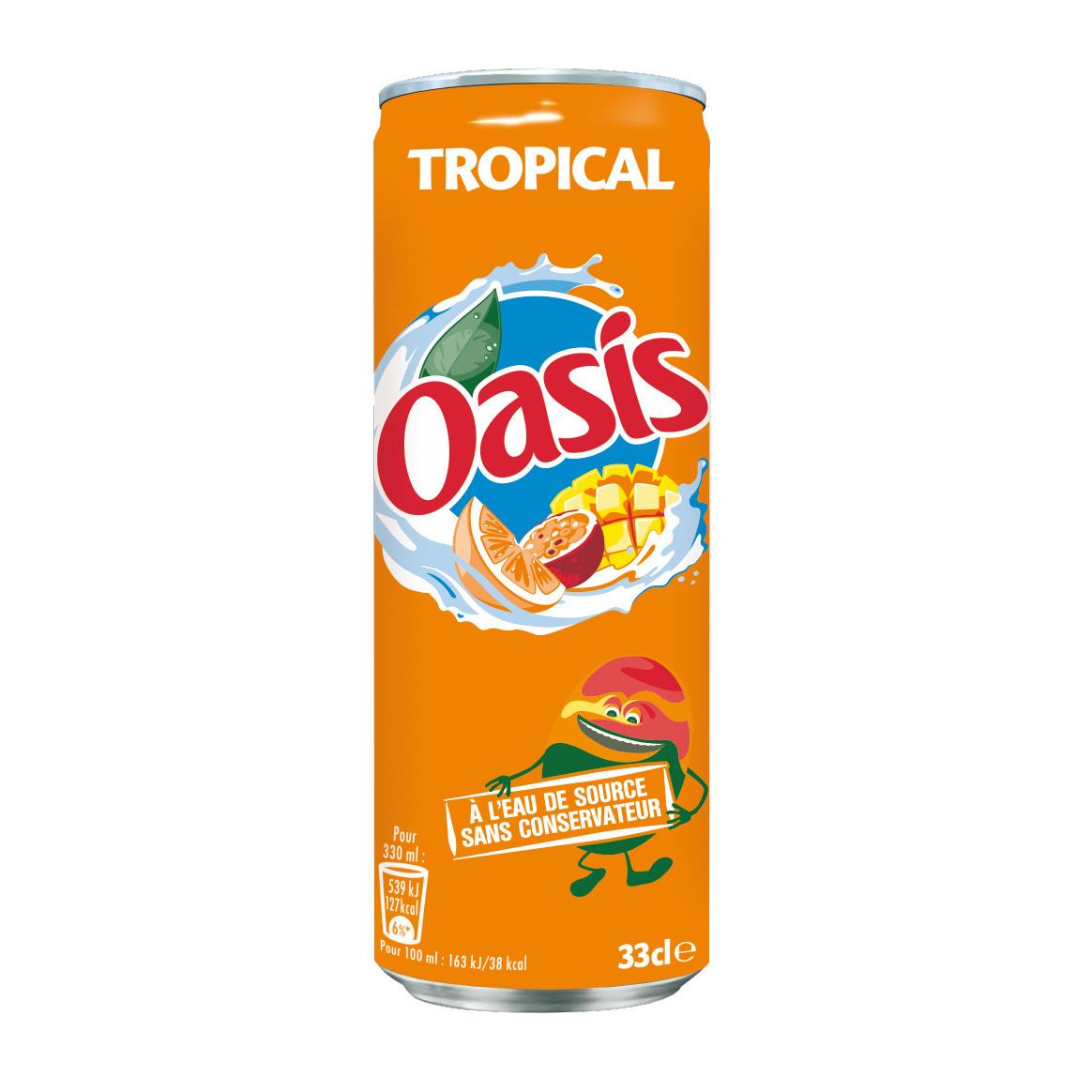 Oasis tropical 33cl