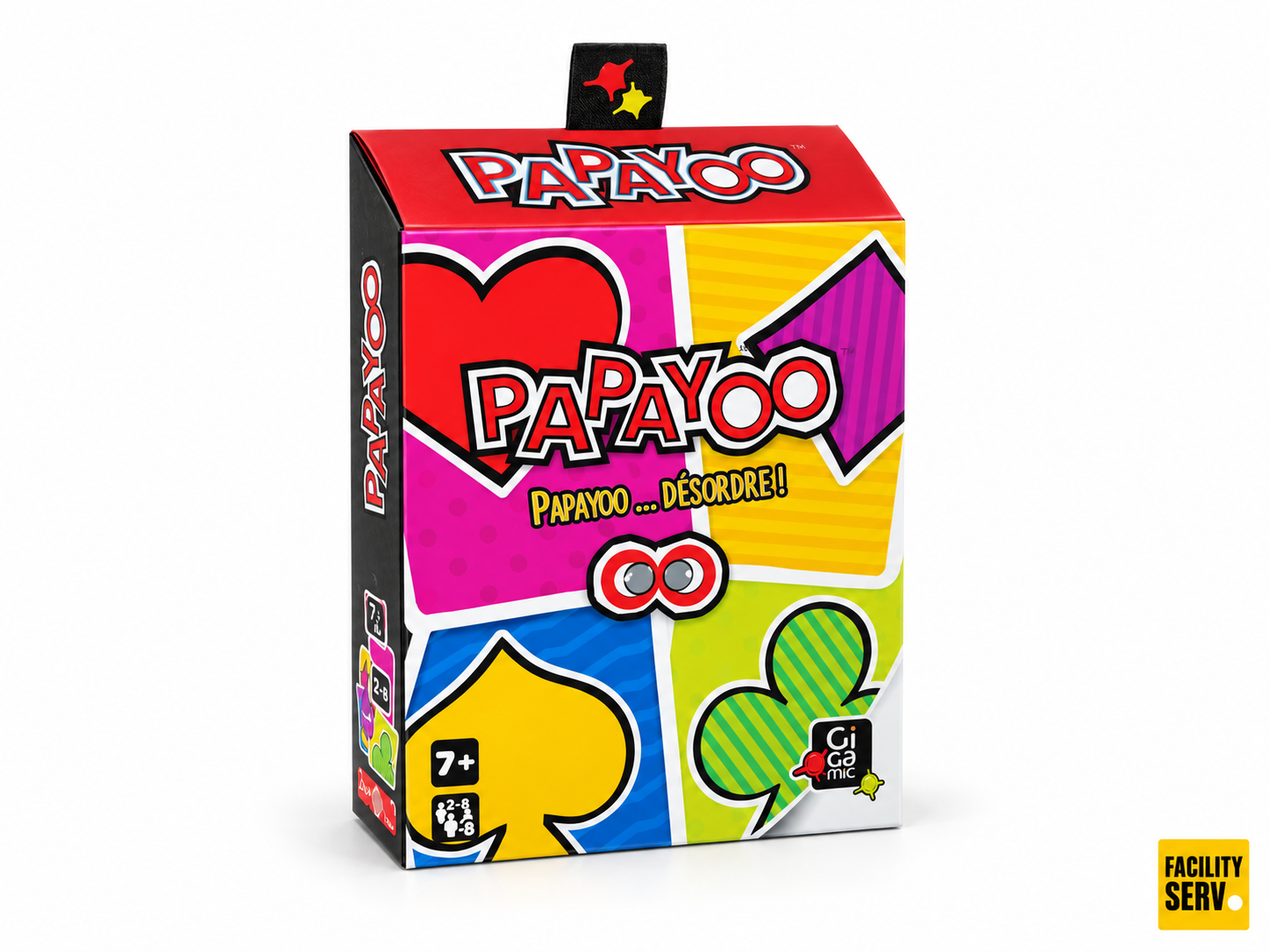 Papayoo — Jeu de cartes et de plis aux cinq couleurs