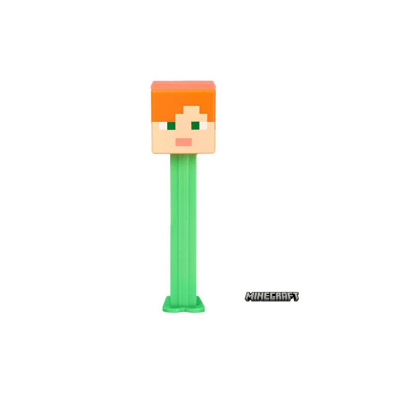 PEZ Minecraft – Distributeur de Bonbons avec Recharge 8,5 g
