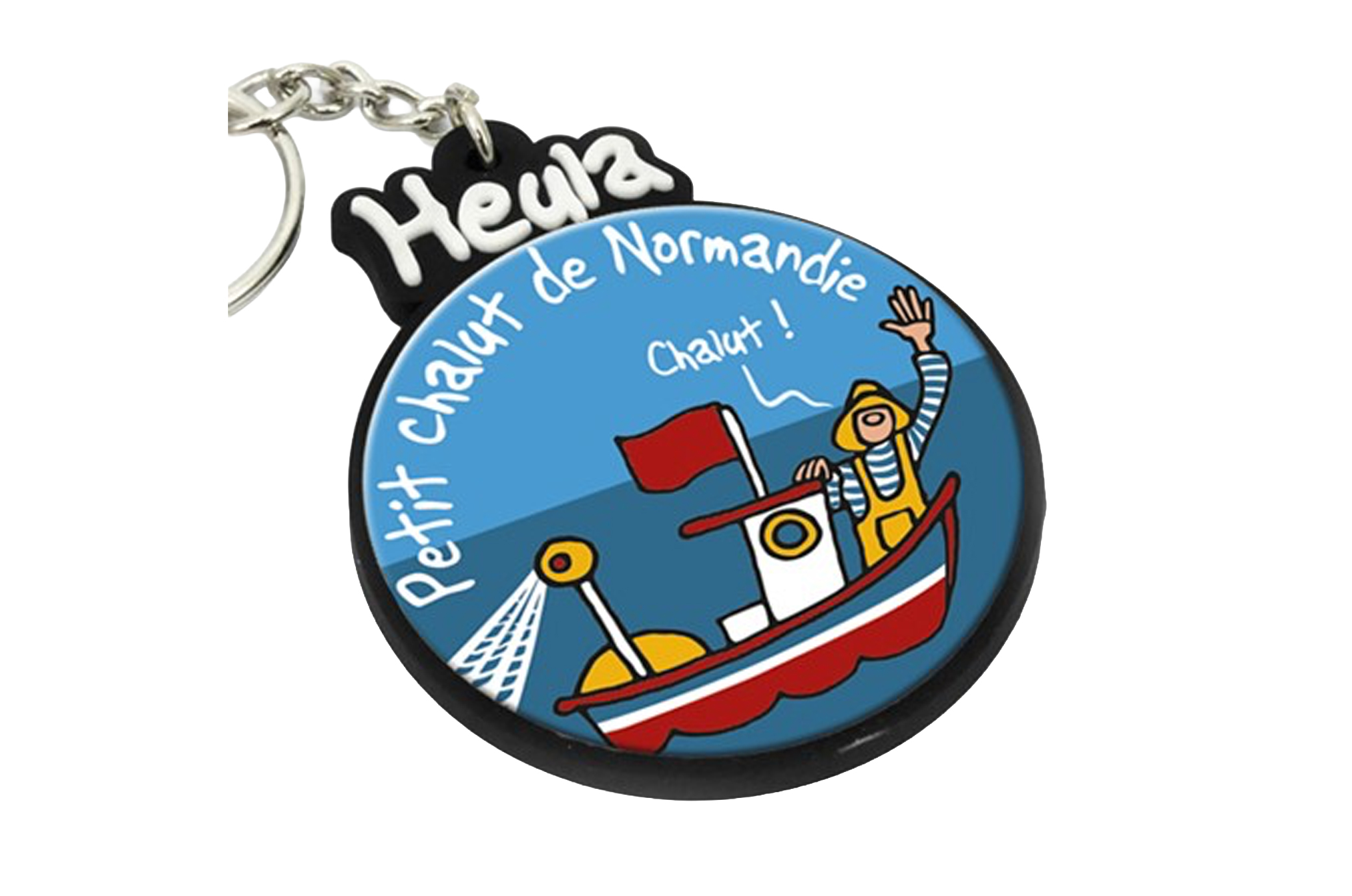 Porte-clé plat Heula "Chalut"