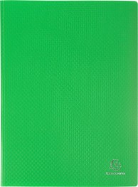📁 Porte-vues Exacompta OPAK – A4 – 80 vues – Pochettes grainées antireflet Vert