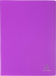 📁 Porte-vues Exacompta OPAK – A4 – 80 vues – Pochettes grainées antireflet Violet