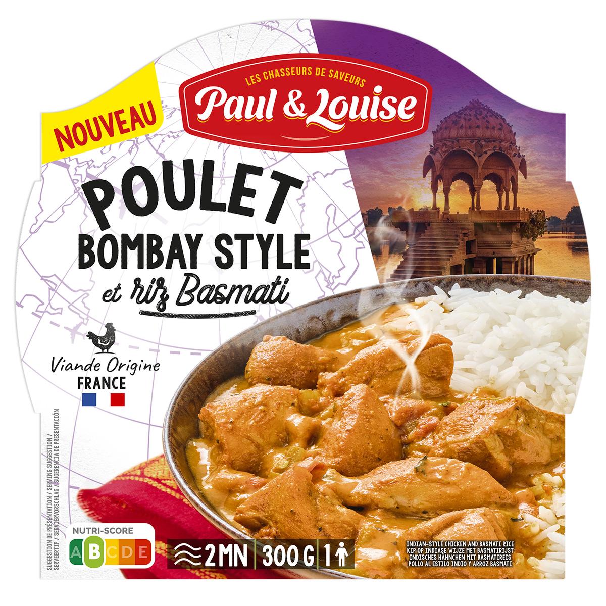 Poulet Bombay Style et riz basmati (300g) – Paul et Louise