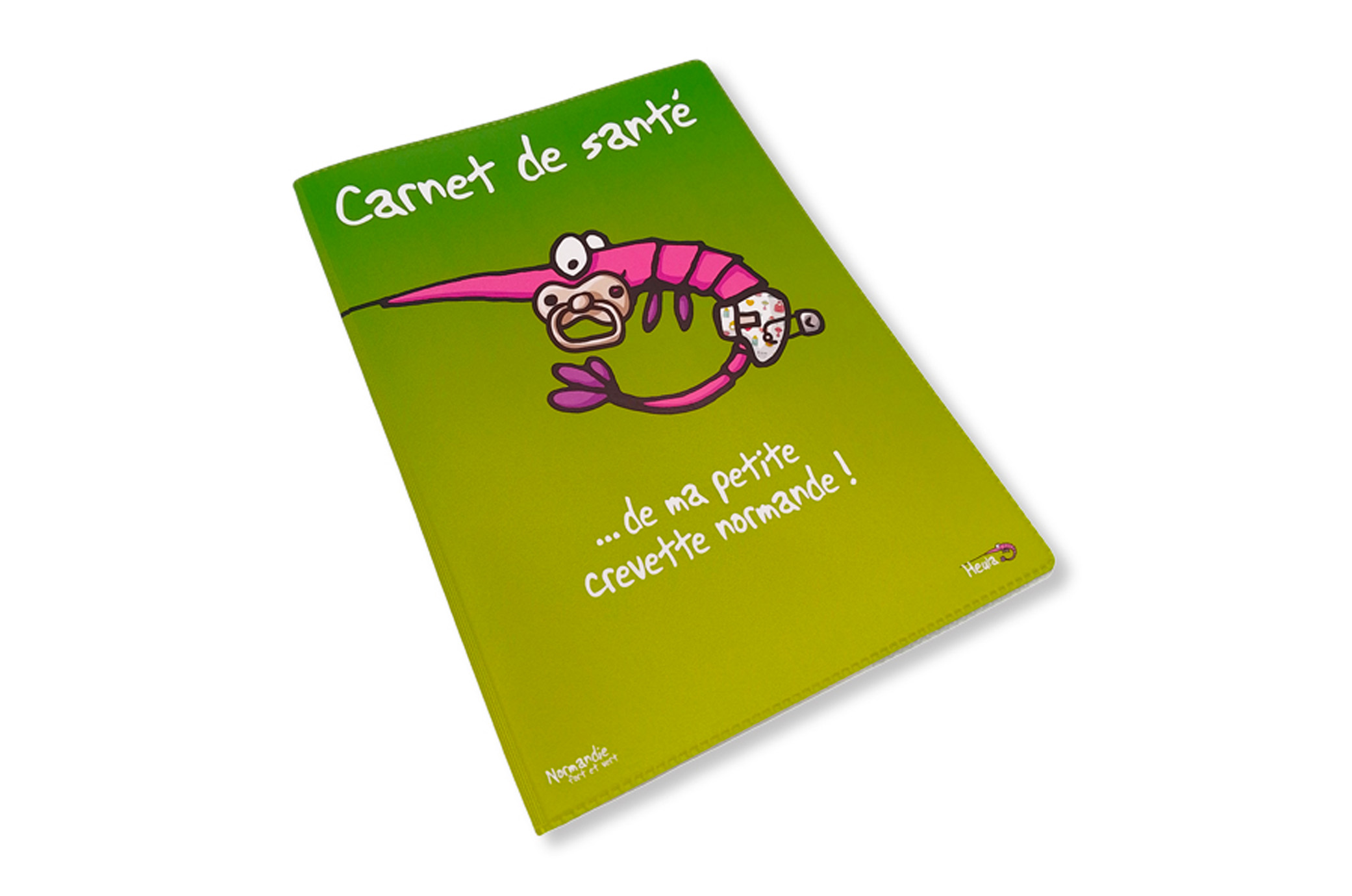 Protège Carnet de Santé "Crevette"
