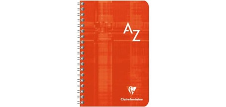 📒 Répertoire à Reliure Intégrale – 11 × 17 cm – 100 pages – Quadrillé 5 × 5 Rouge
