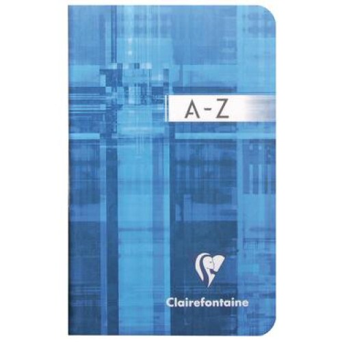 📒 Répertoire Piqué – 9 × 14 cm – 96 pages – Quadrillé 5 × 5 Bleu