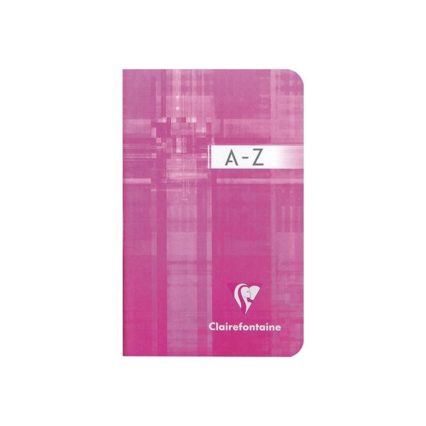 📒 Répertoire Piqué – 9 × 14 cm – 96 pages – Quadrillé 5 × 5 Rose