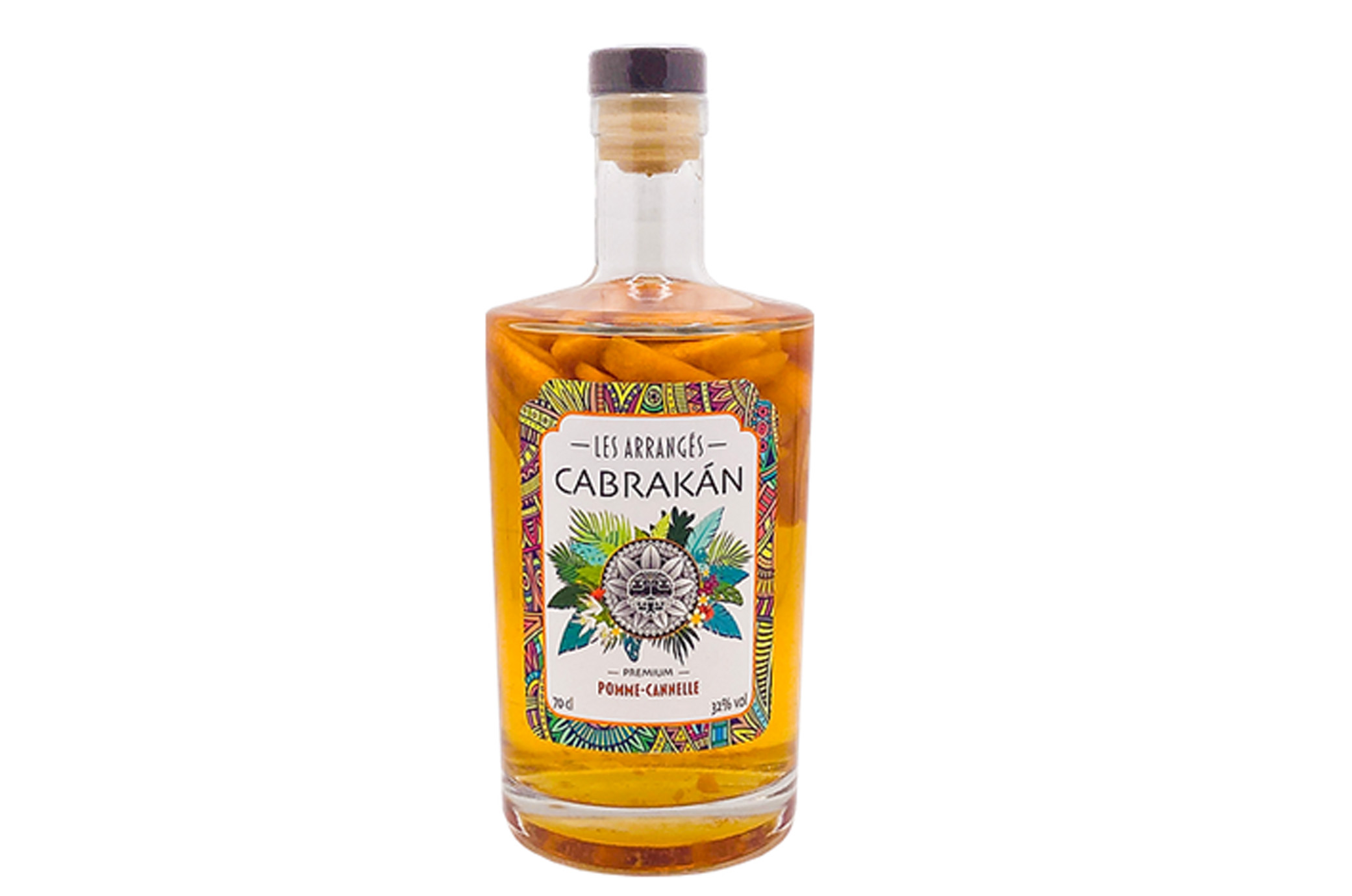 Rhum Arrangé CABRAKAN - Pomme – Cannelle 70CL
