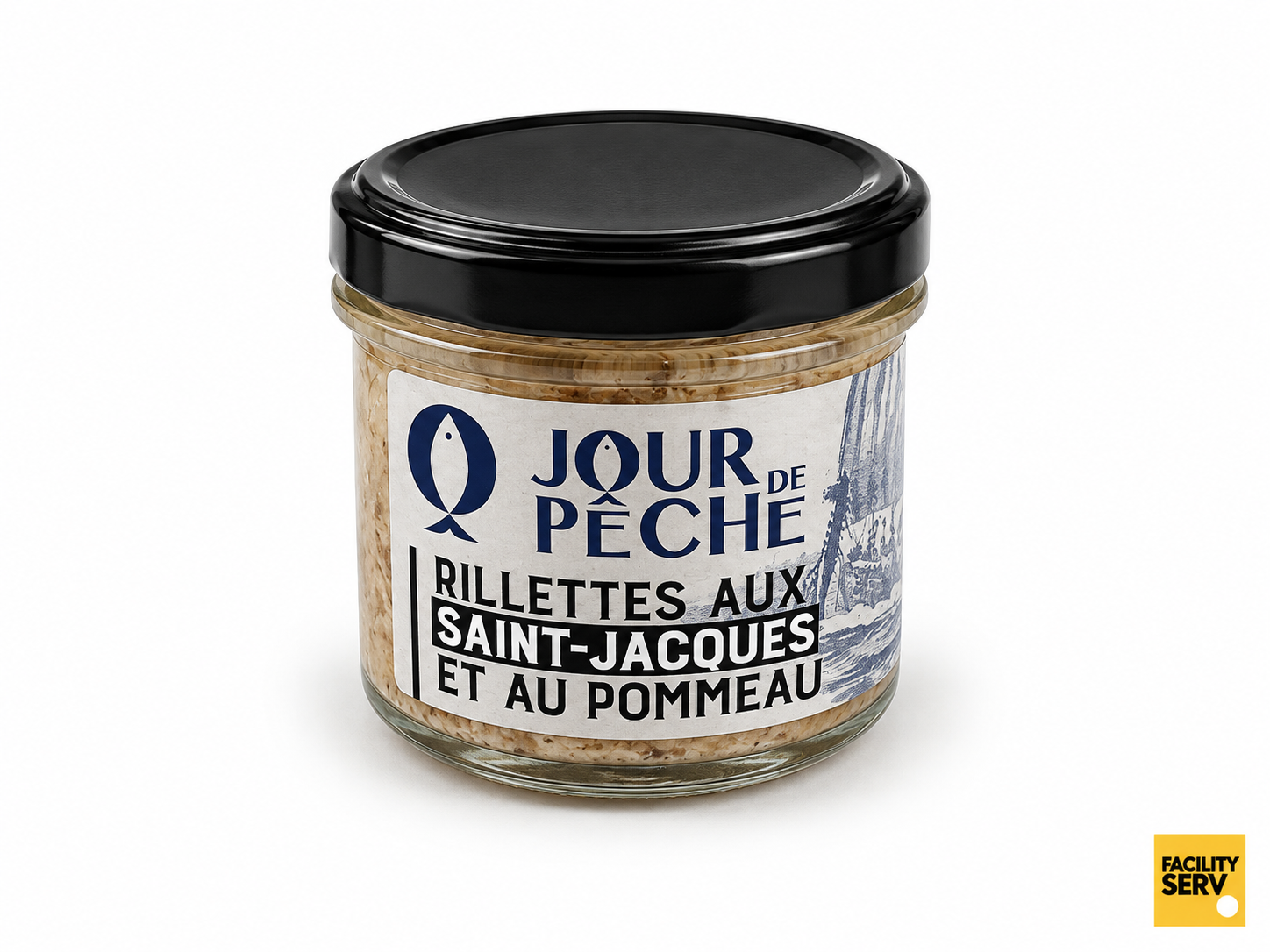 Rillettes aux Saint-Jacques et au pommeau — Jour de Pêche — 90 g