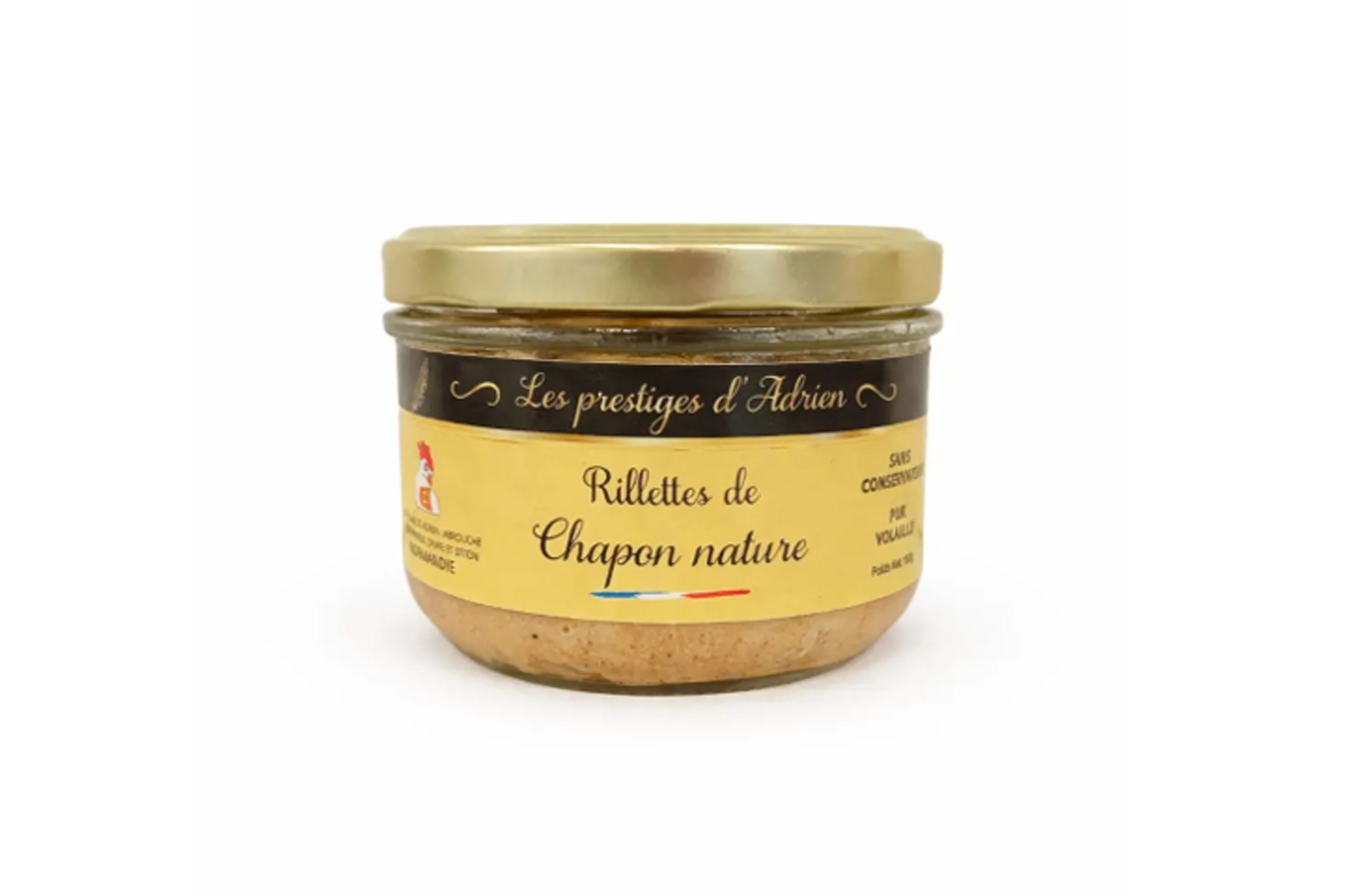 Rillettes de Chapon Nature – Sans Conservateur – Adrien & Cie – 180 g