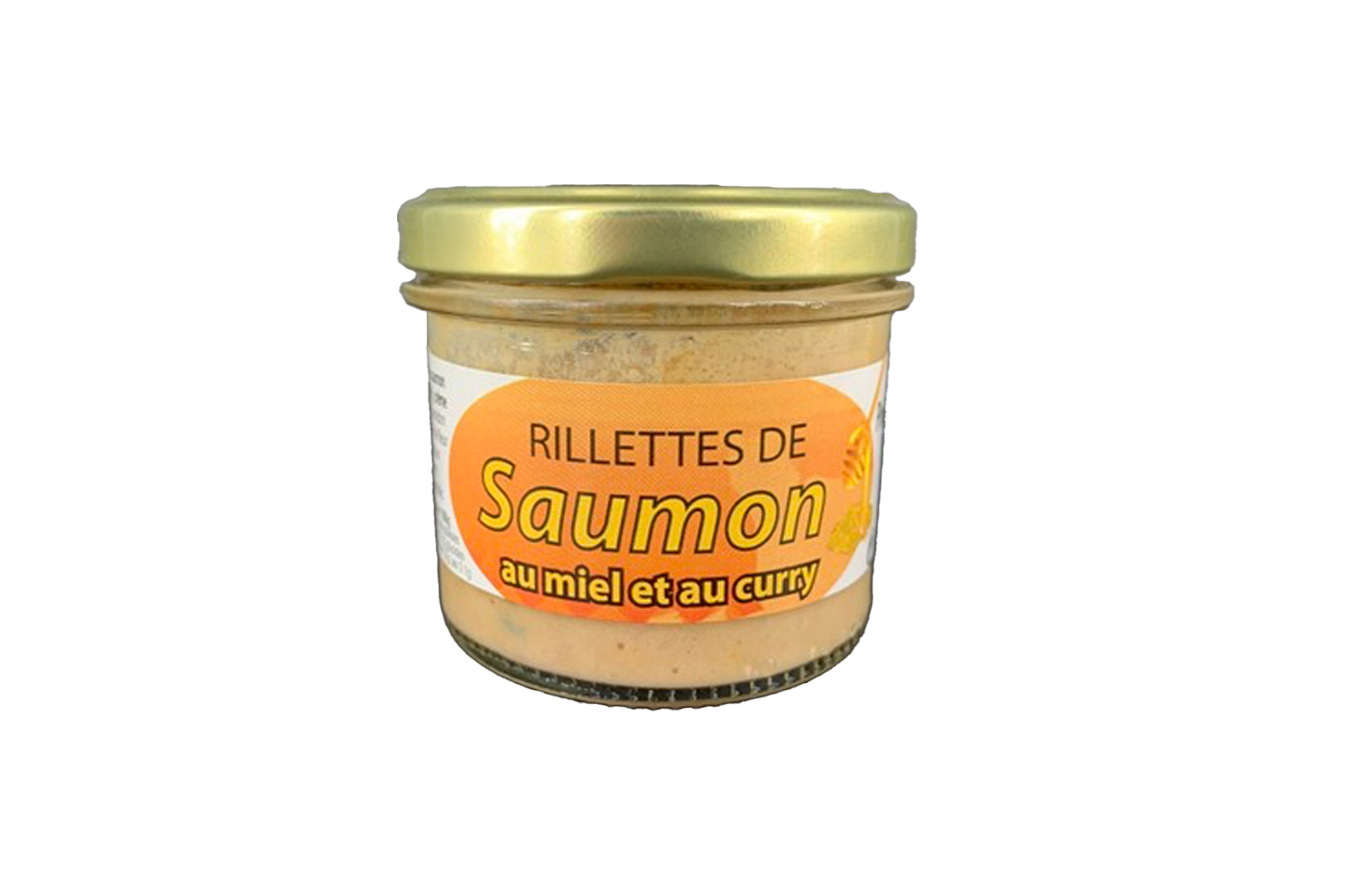 Rillettes de saumon au miel et au curry 90g