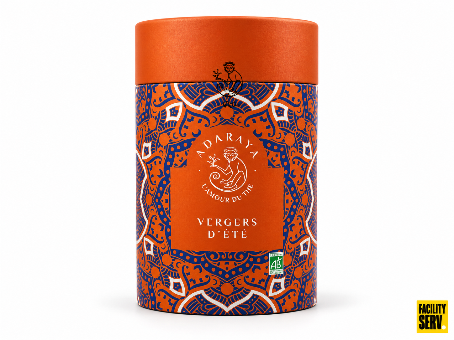 Rooibos Vergers d’Été bio — Boîte premium 100 g — Adaraya