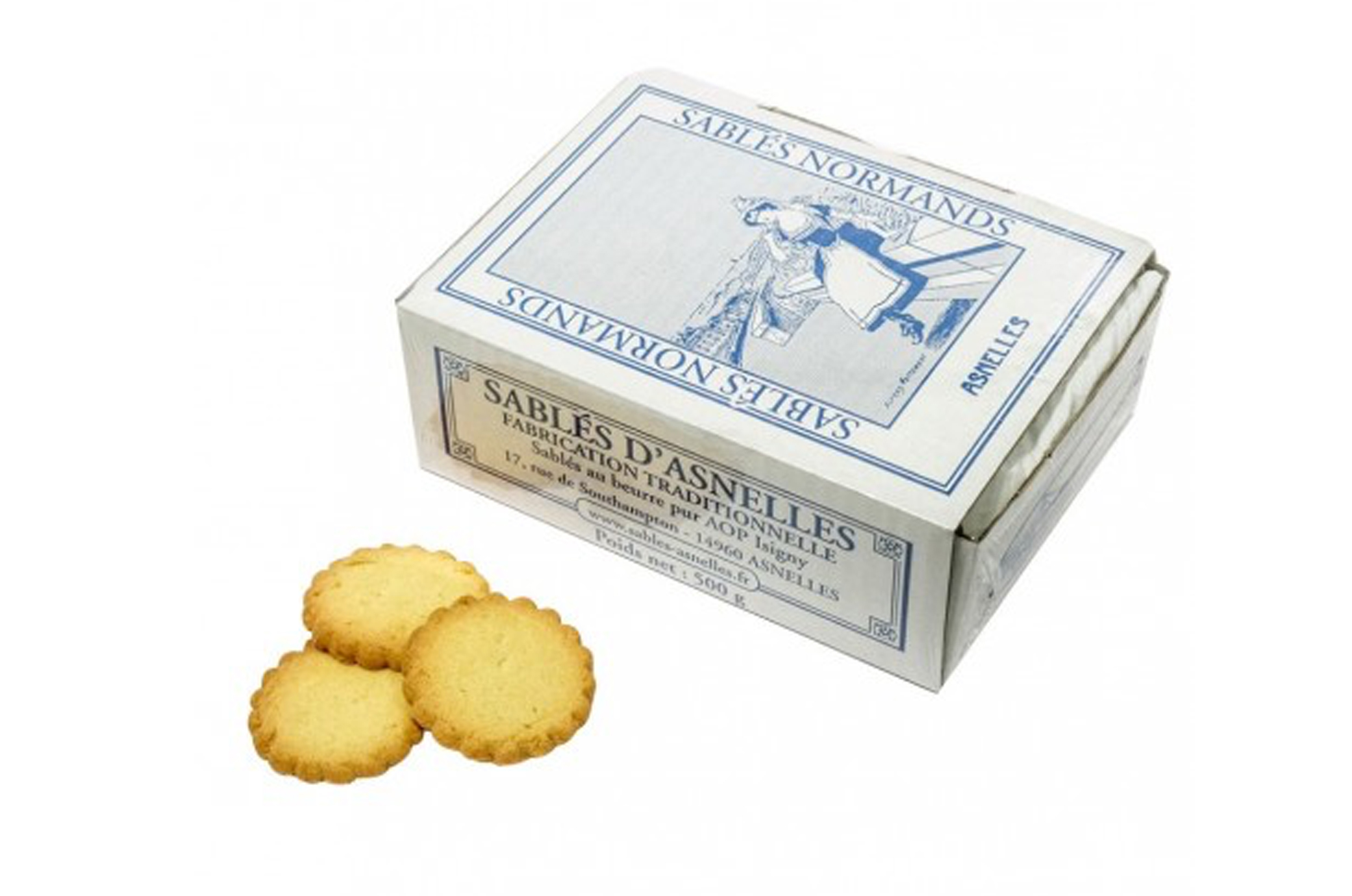 🧈🍪 Sablés Pur Beurre 500g – Les Sablés d’Asnelles