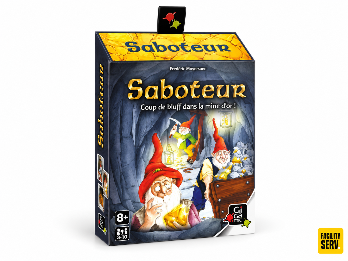 Saboteur — Jeu de cartes, de bluff et de rôles cachés — Gigamic