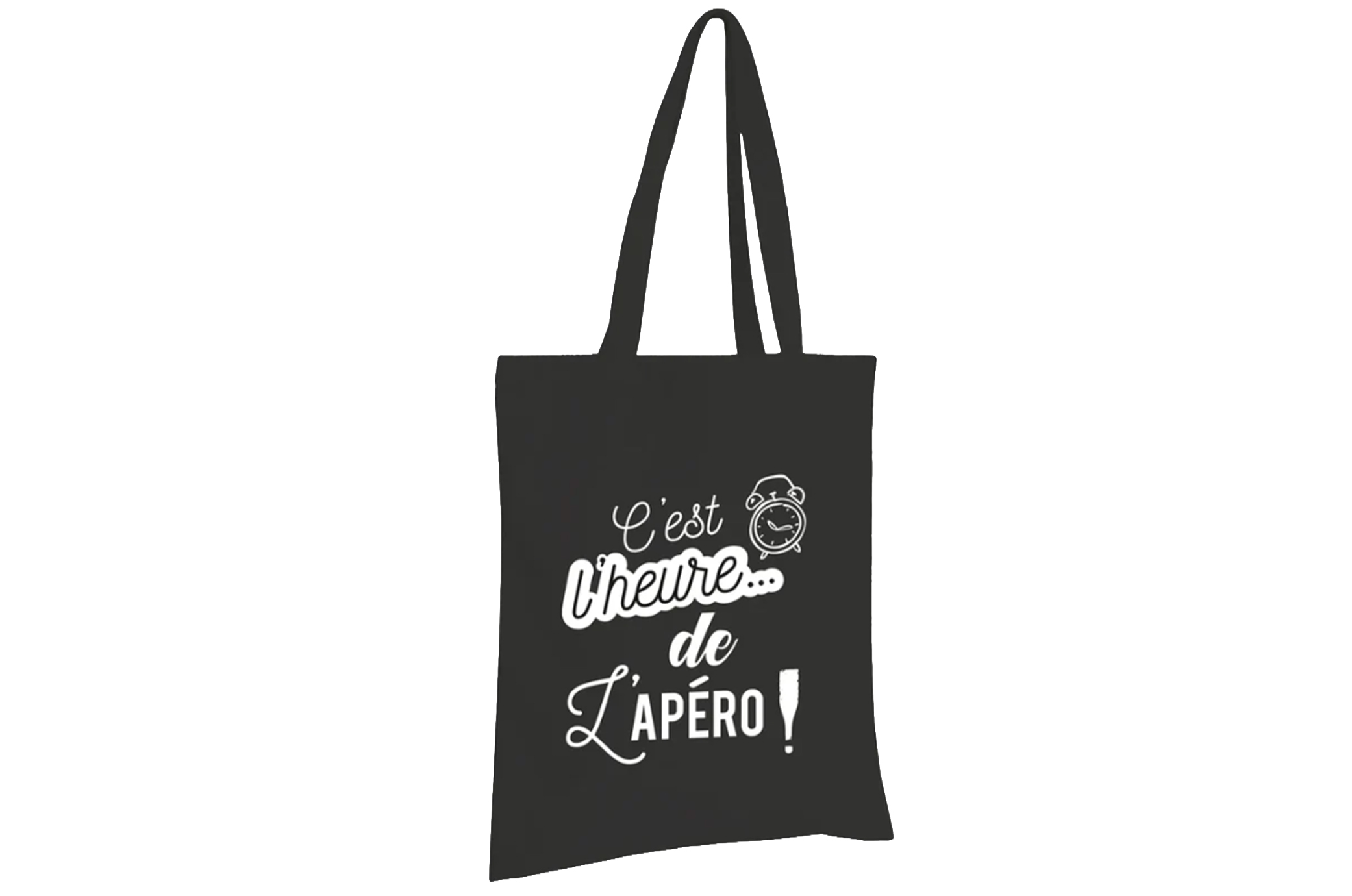 👜🍷 Sac Tote Bag « C’est l’Heure de l’Apéro »