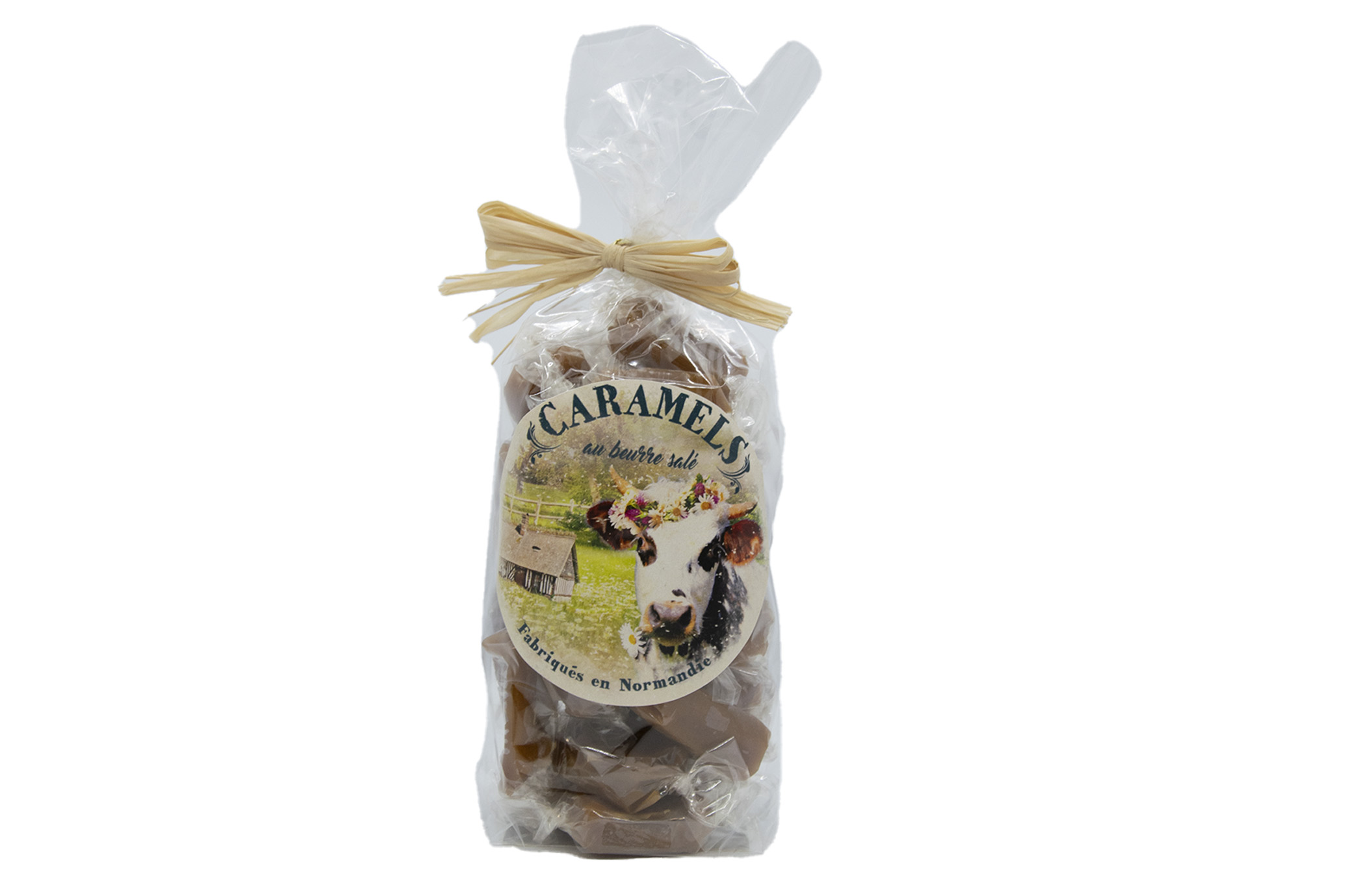 Sachet “Normandie Vintage” – Caramels au beurre salé – 150g