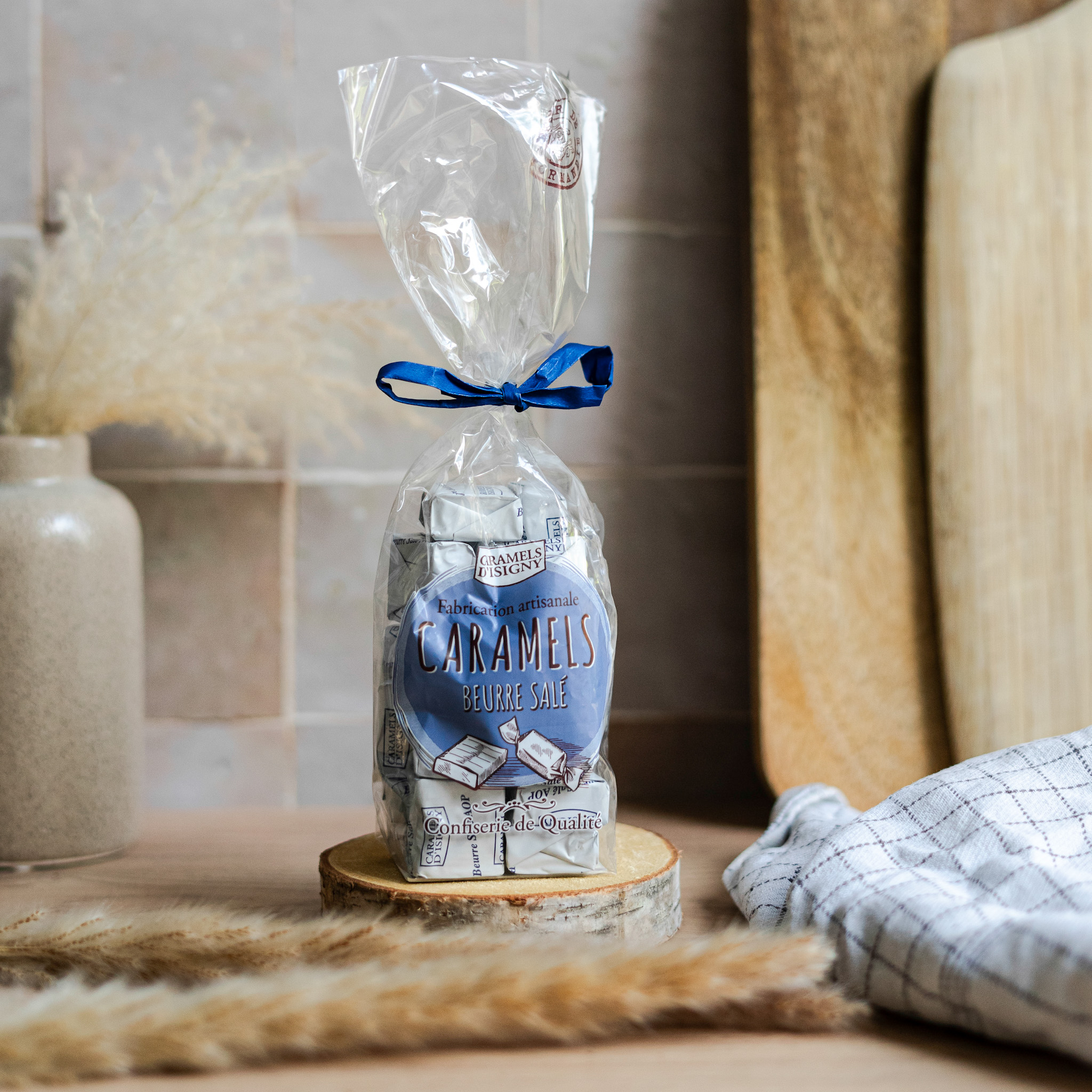 SACHET CARAMELS BEURRE SALE ET CREME D'ISIGNY A.O.P. - 150G