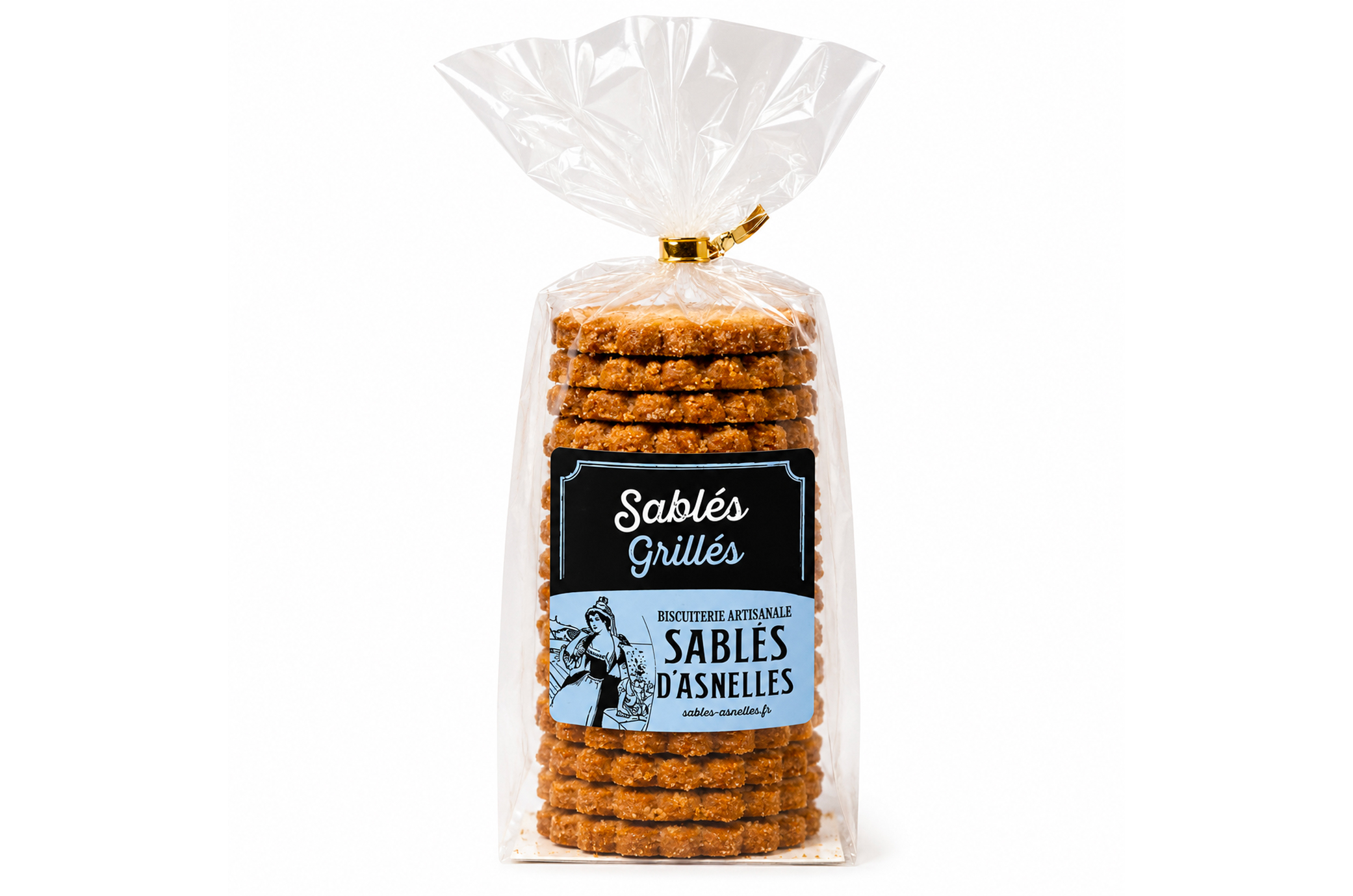 Sachet de sablés grillés 200 g | Les Sablés d’Asnelles