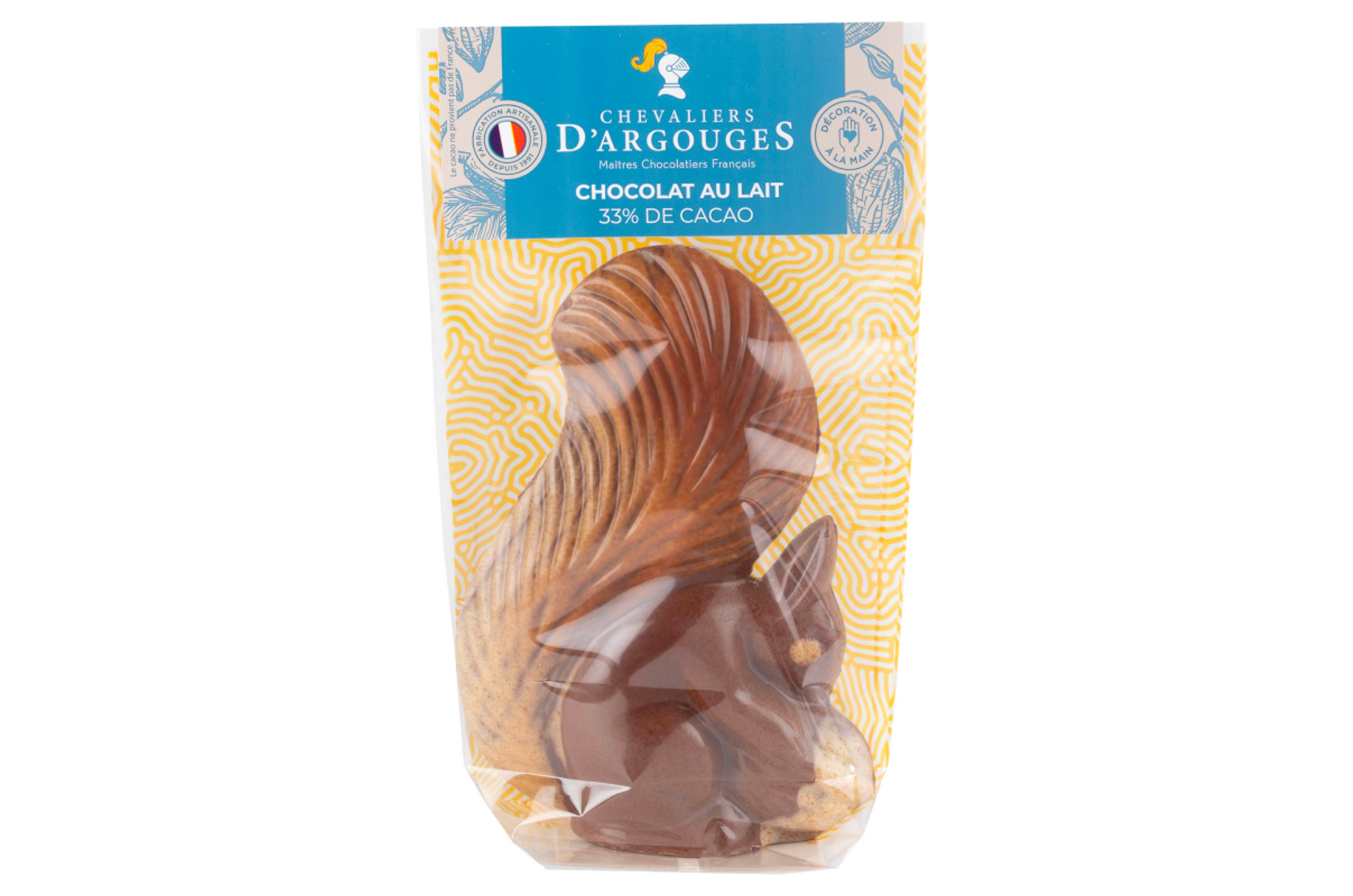 SACHET ECUREUIL CHOCOLAT LAIT 33% DE CACAO 120G