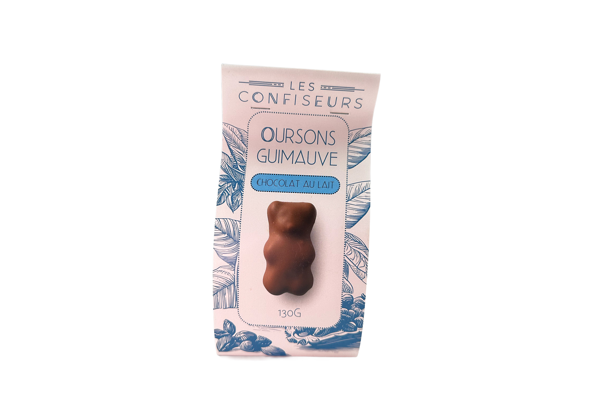 🍫 Sachet Guimauve Oursons 130g – Chocolat au lait