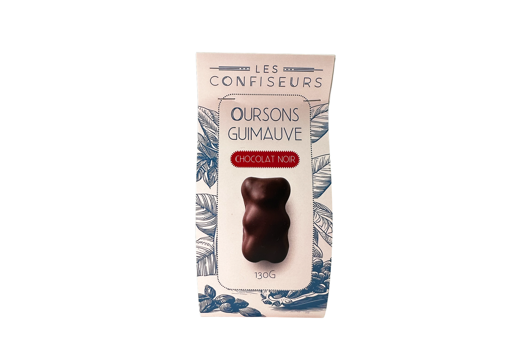 SACHET GUIMAUVE OURSONS 130g Chocolat noir