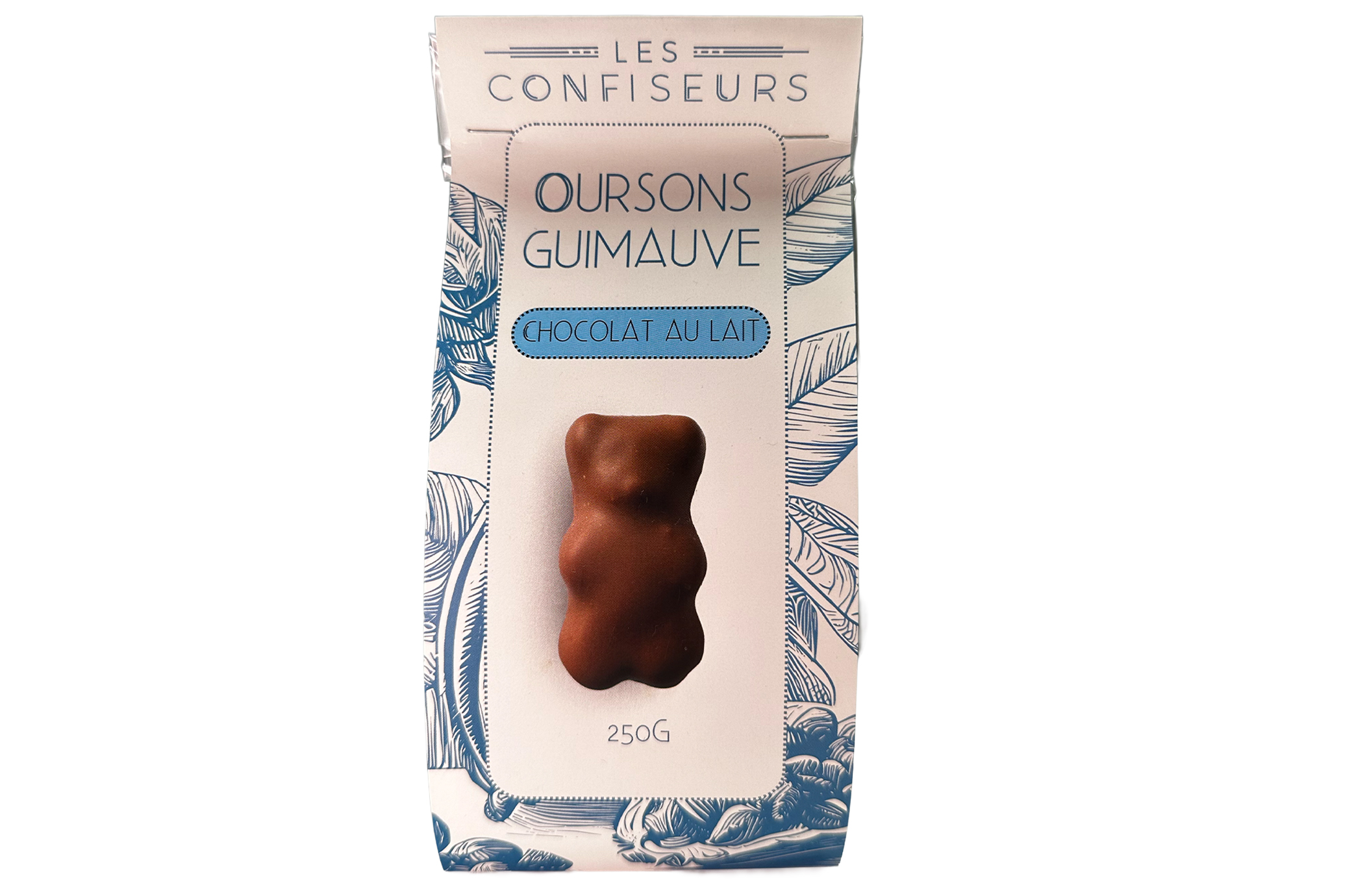 🍫 Sachet Guimauve Oursons 250g – Chocolat au lait