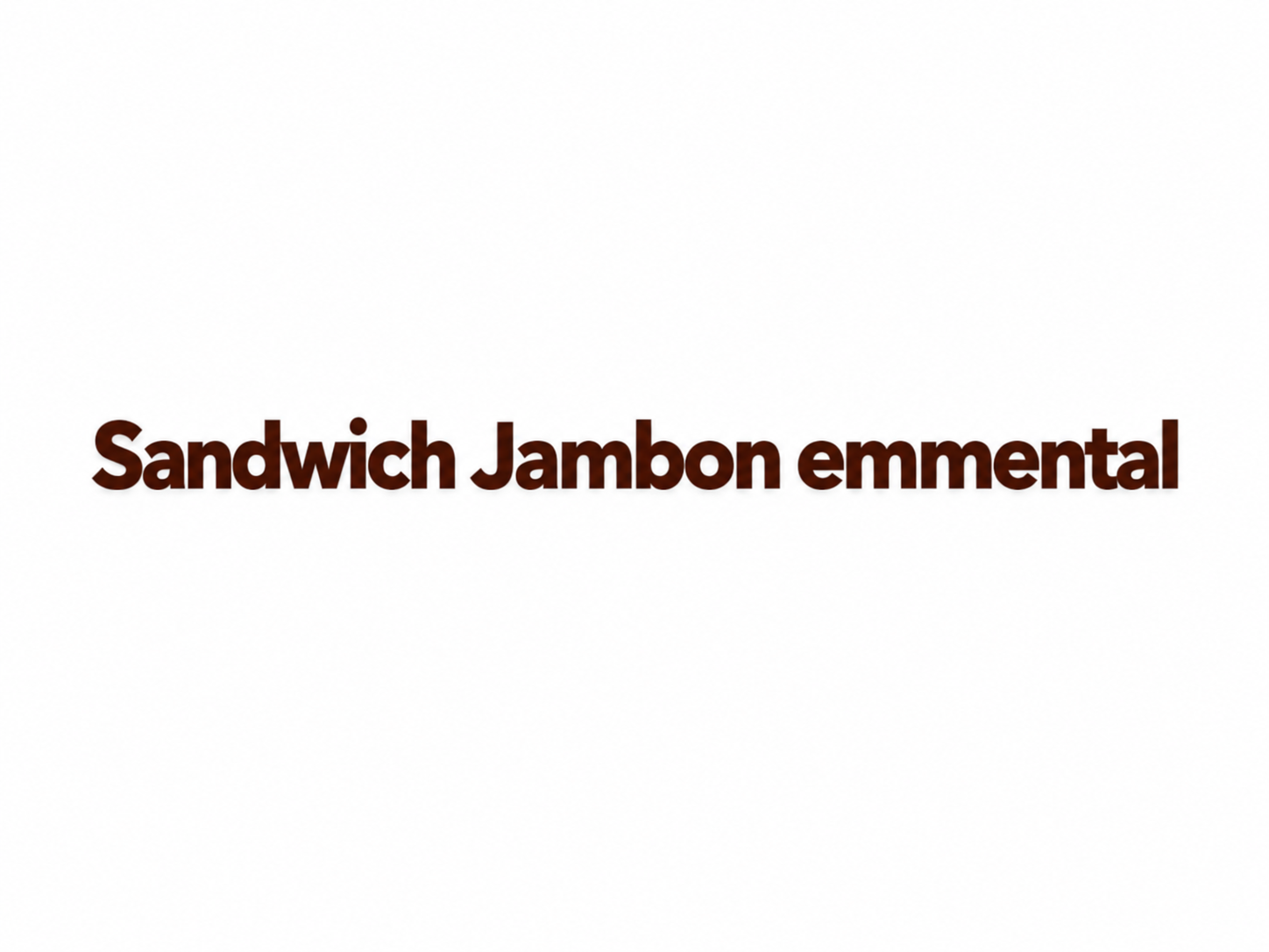 Sandwich Jambon emmental (la cuisine de jeanine)