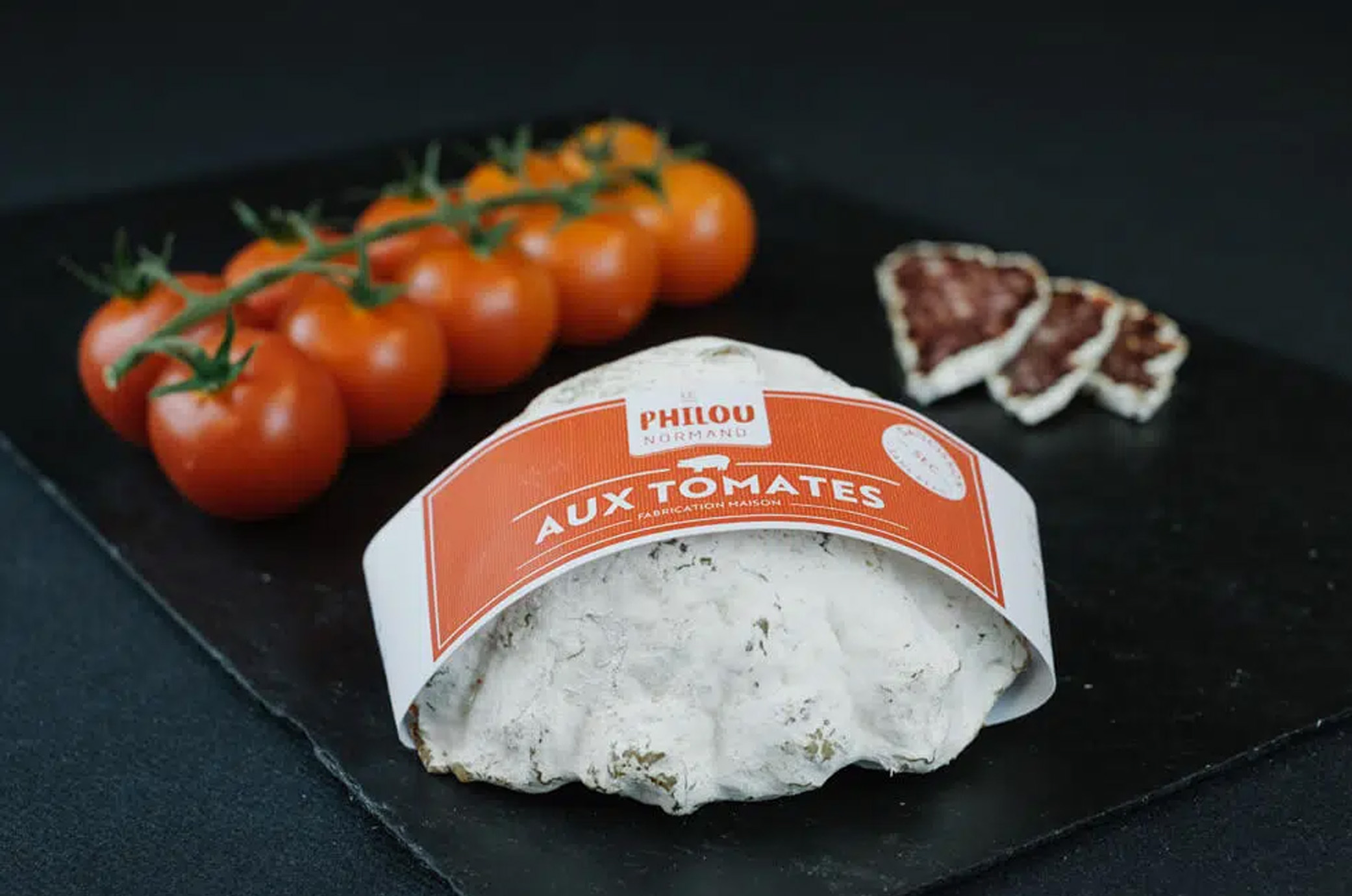🍅🥓 Saucisson Sec à la Tomate Séchée 220g – Le Philou Normand