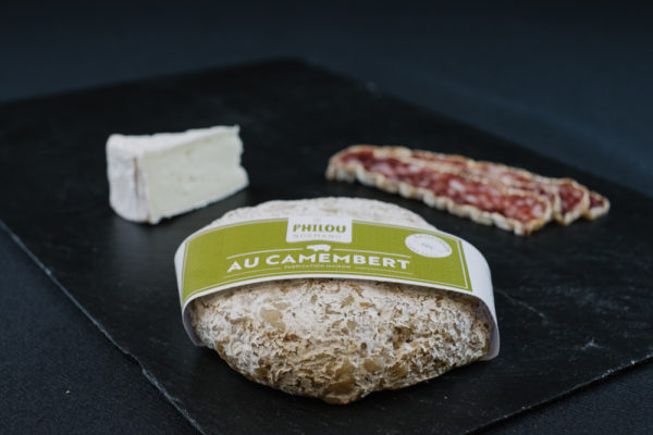 🧀🥓 Saucisson Sec au Camembert 220g – Le Philou Normand