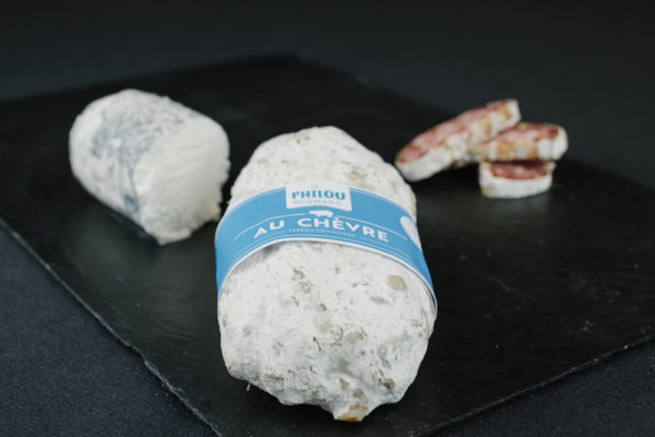 🐐🥓 Saucisson Sec au Chèvre 220g – Le Philou Normand