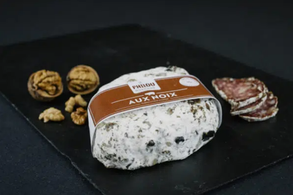 🌰🥓 Saucisson Sec aux Noix 220g – Le Philou Normand