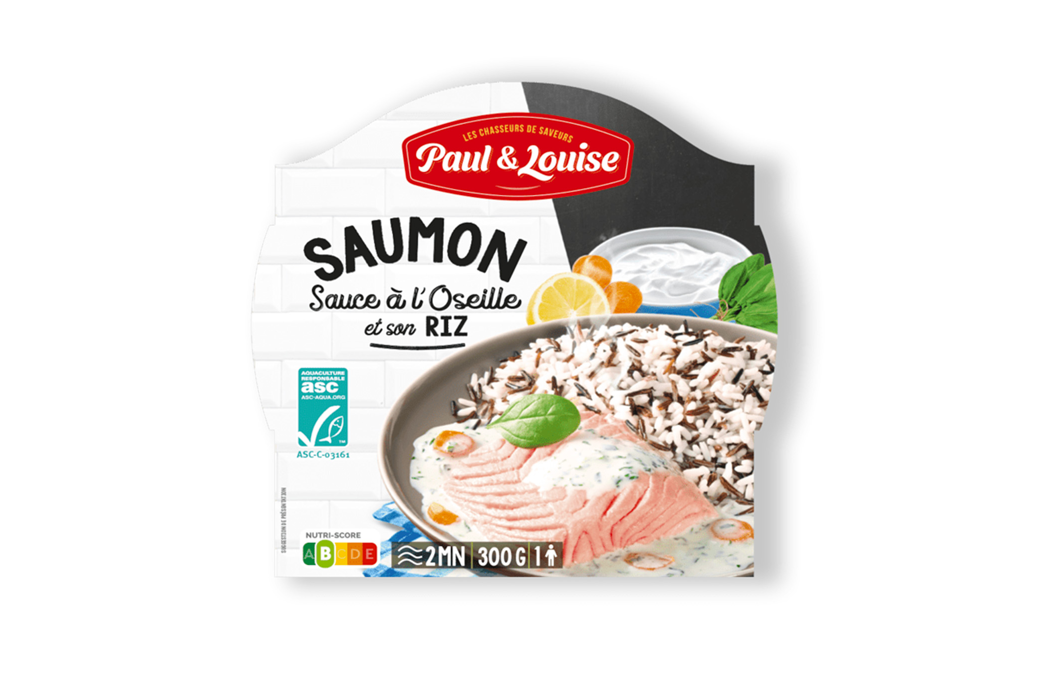 Saumon à l’oseille et son riz (300g)