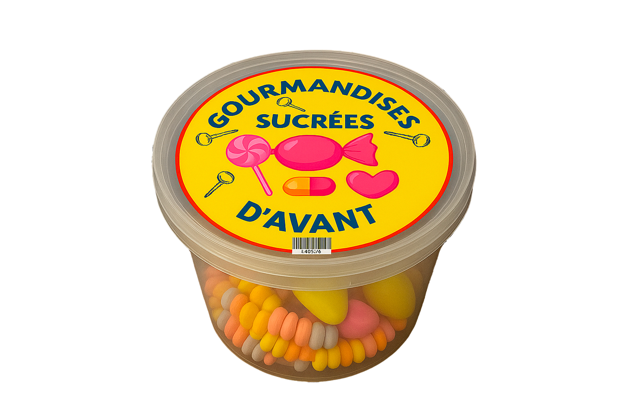 Seau gourmandises sucrées d'avant 160g