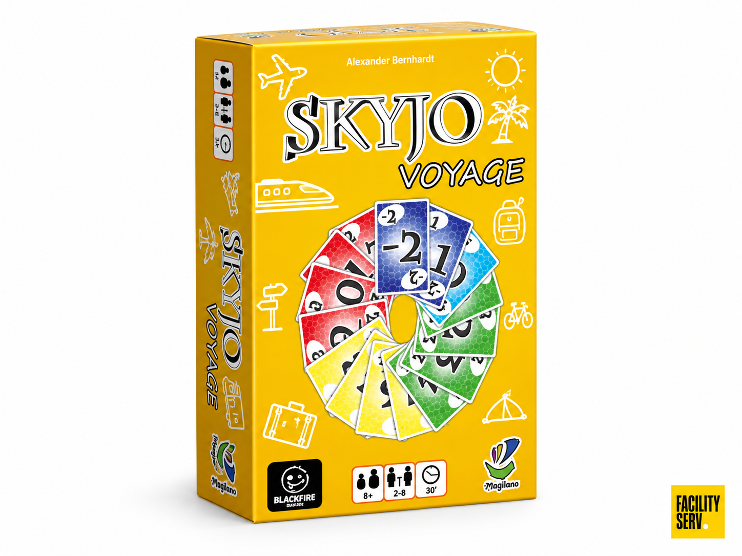 Skyjo Édition Voyage — Jeu de cartes — Format compact