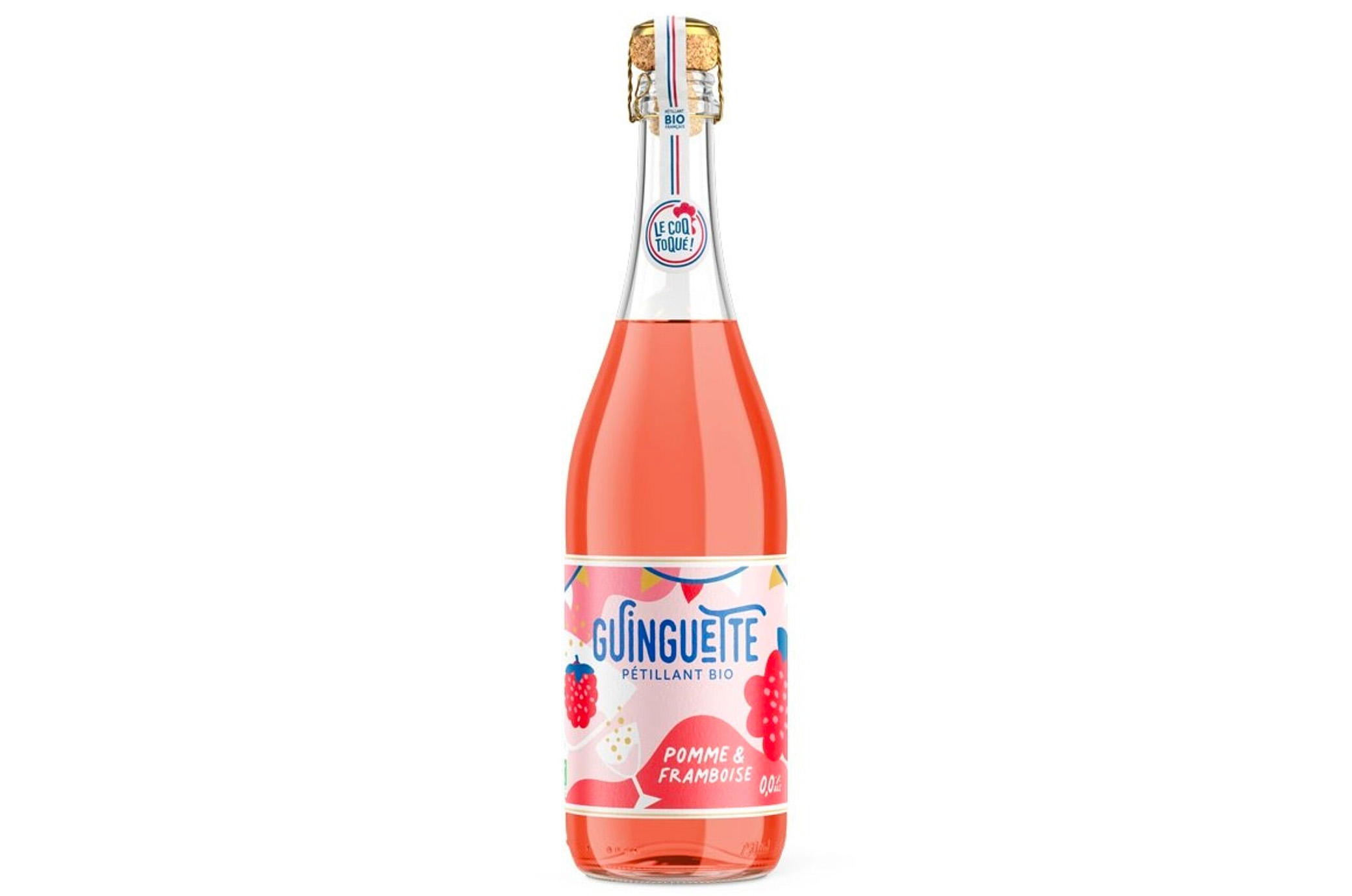 Soda Craft Pomme & Framboise Bio – Le Coq Toqué ! – 75 cl