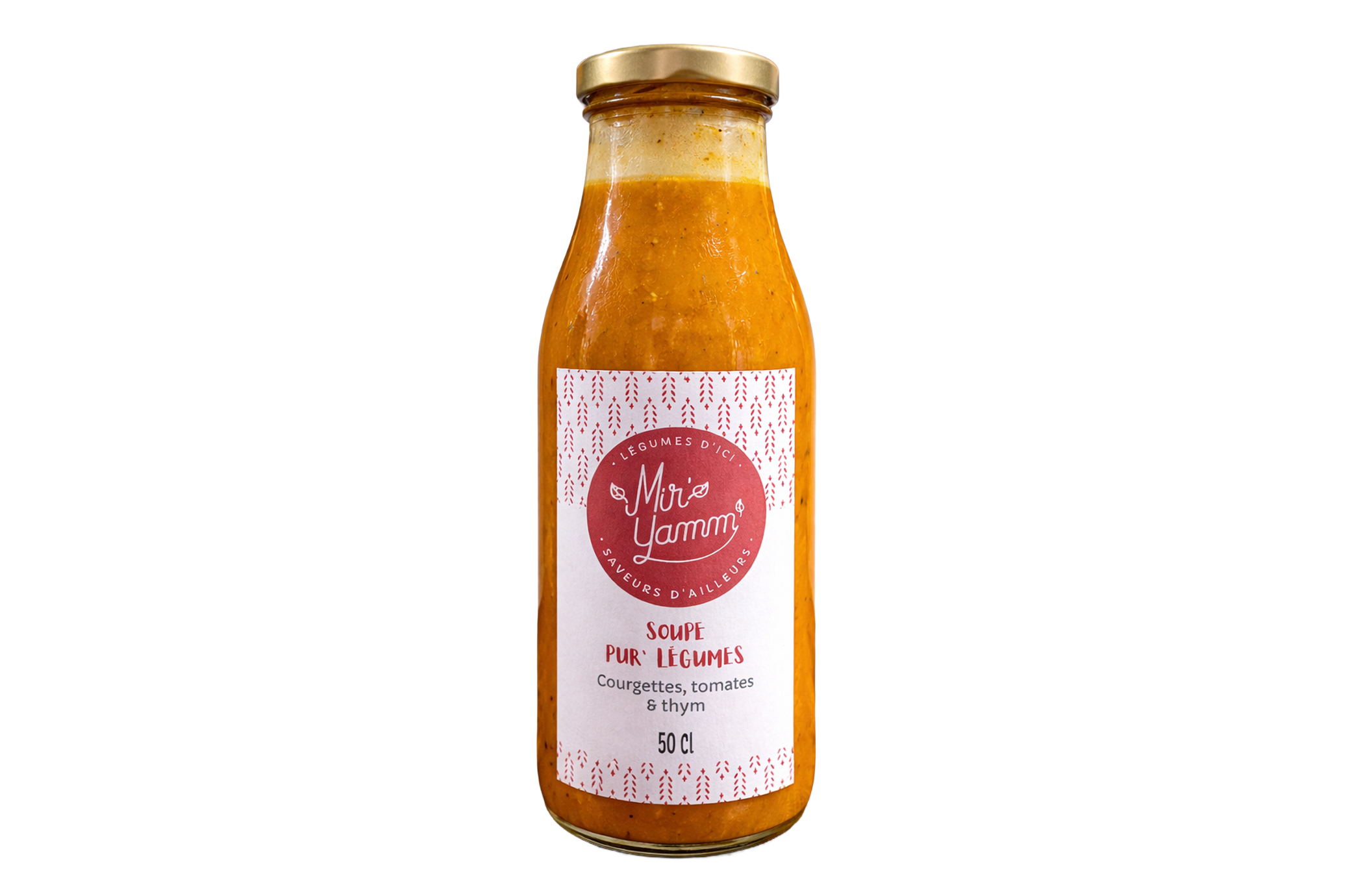 Soupe Pur'légumes Courgettes Tomates Thym 50cl