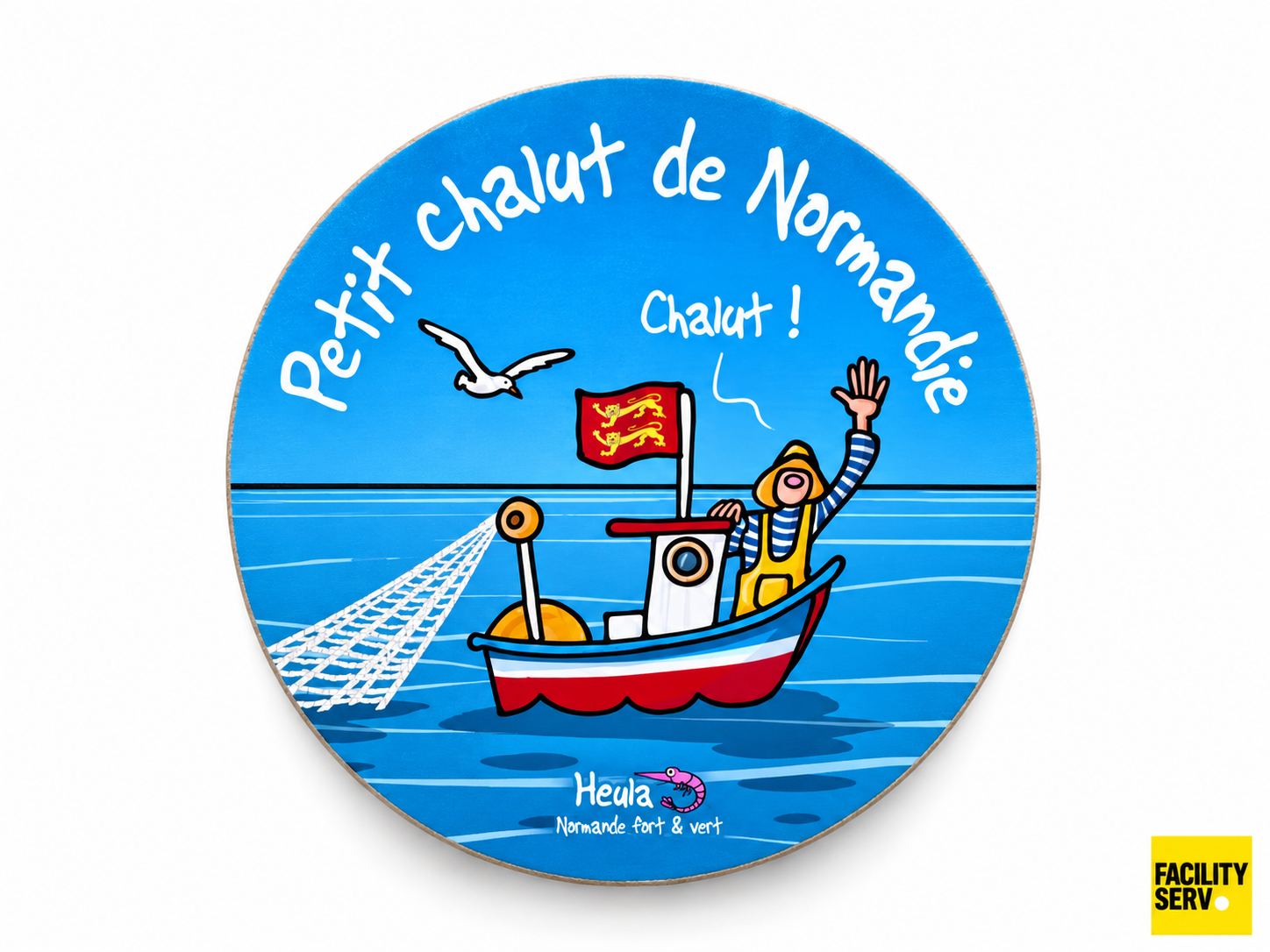 Sous-bock postable "Chalut"
