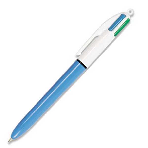 🖊️ Stylo-bille BIC 4 Couleurs Classique – Bleu, Noir, Rouge et Vert