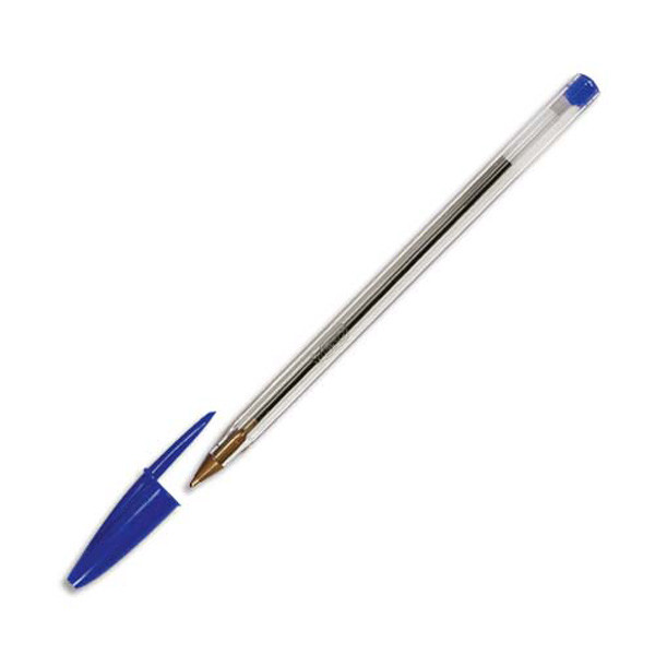 🖊️ Stylo-bille BIC Cristal – Bleu – Pointe moyenne 1,0 mm