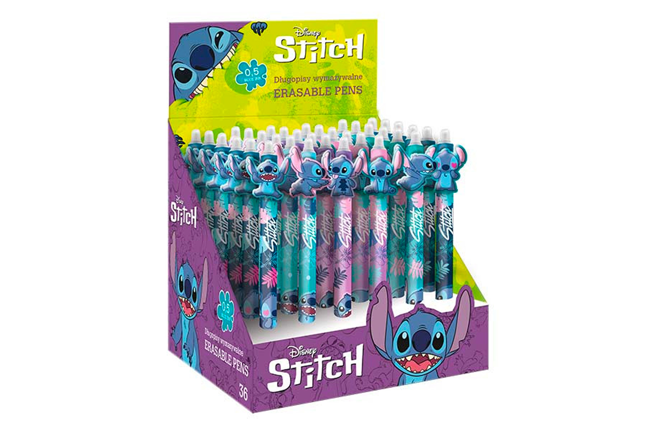 Stylo Rétractable et Effaçable Stitch – Modèle Aléatoire
