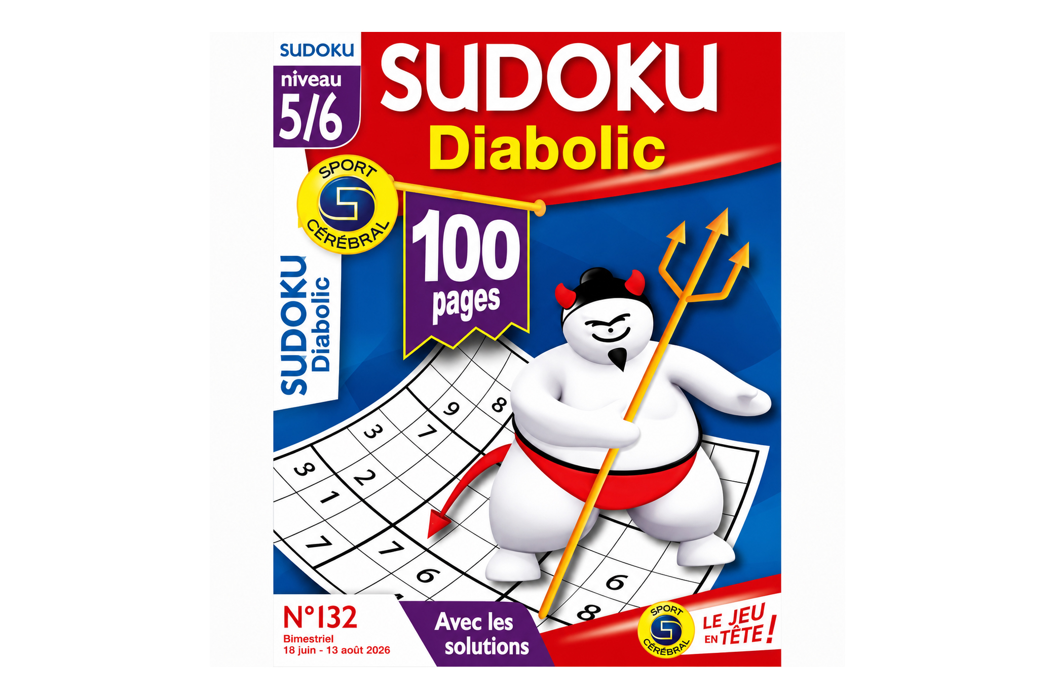 Sudoku Diabolic – Niveau 5/6 (100 pages)