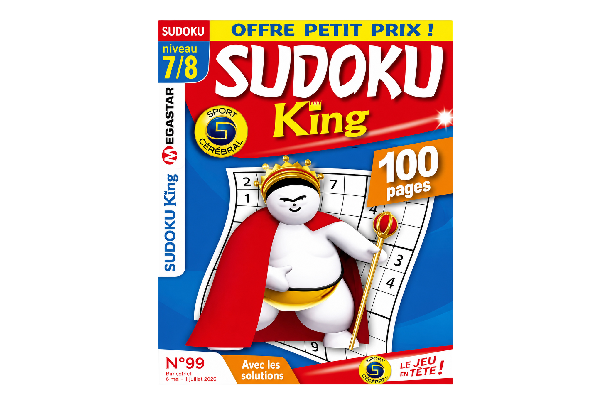 Sudoku King – Niveau 7/8 (100 pages)