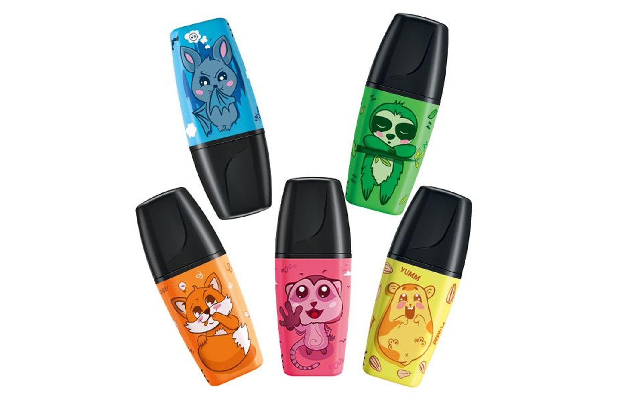 🖍️ Surligneur BOSS MINI Animal Vibes – Décors animaux – STABILO