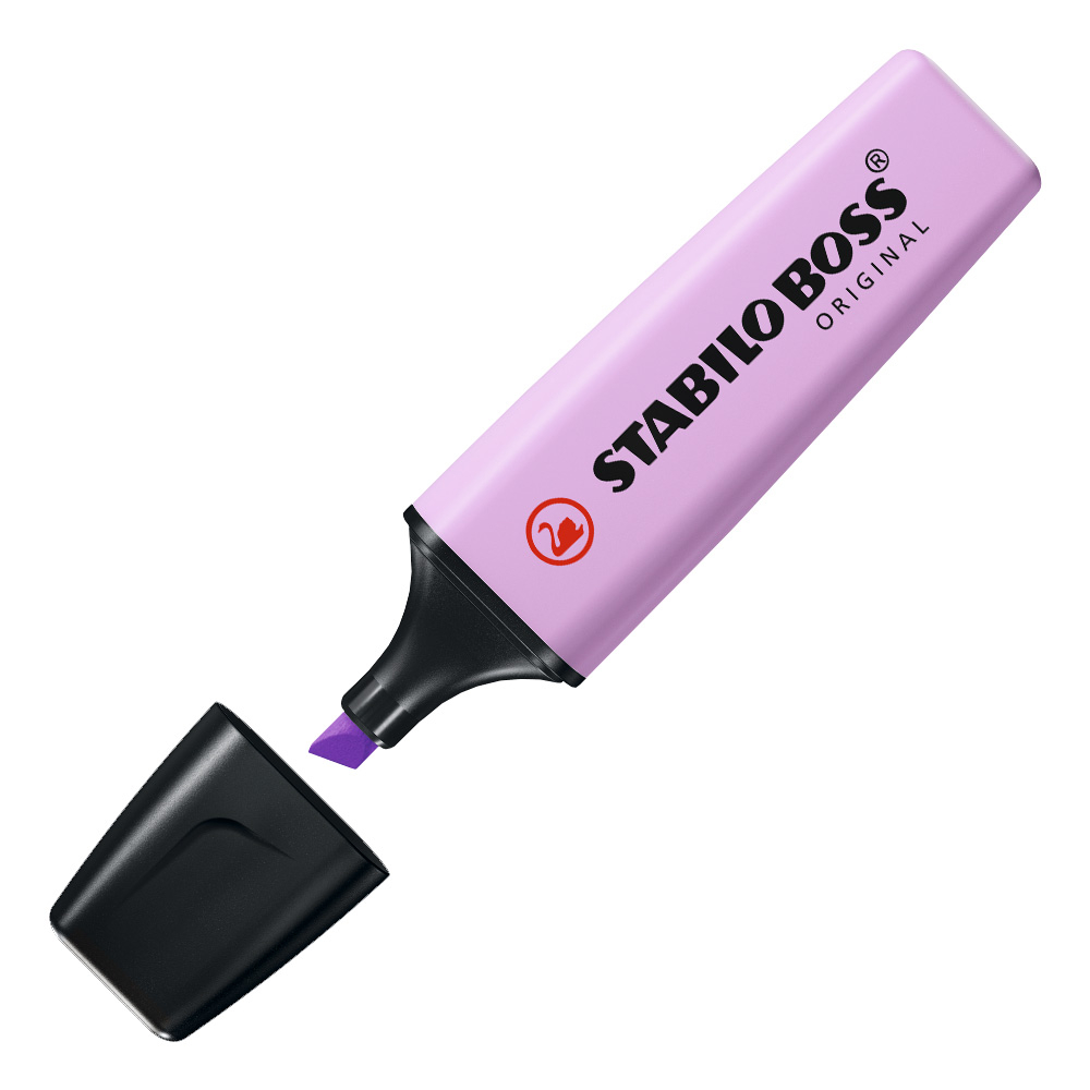 Surligneurs STABILO BOSS ORIGINAL Pastel -  brume de lilas